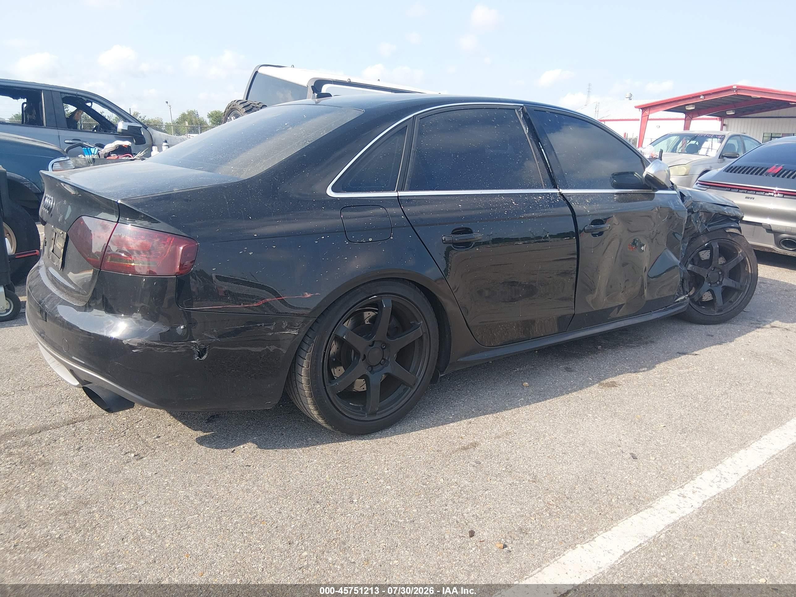2012 Audi S4 Premium Plus Black vin: WAUDGAFLXCA103023