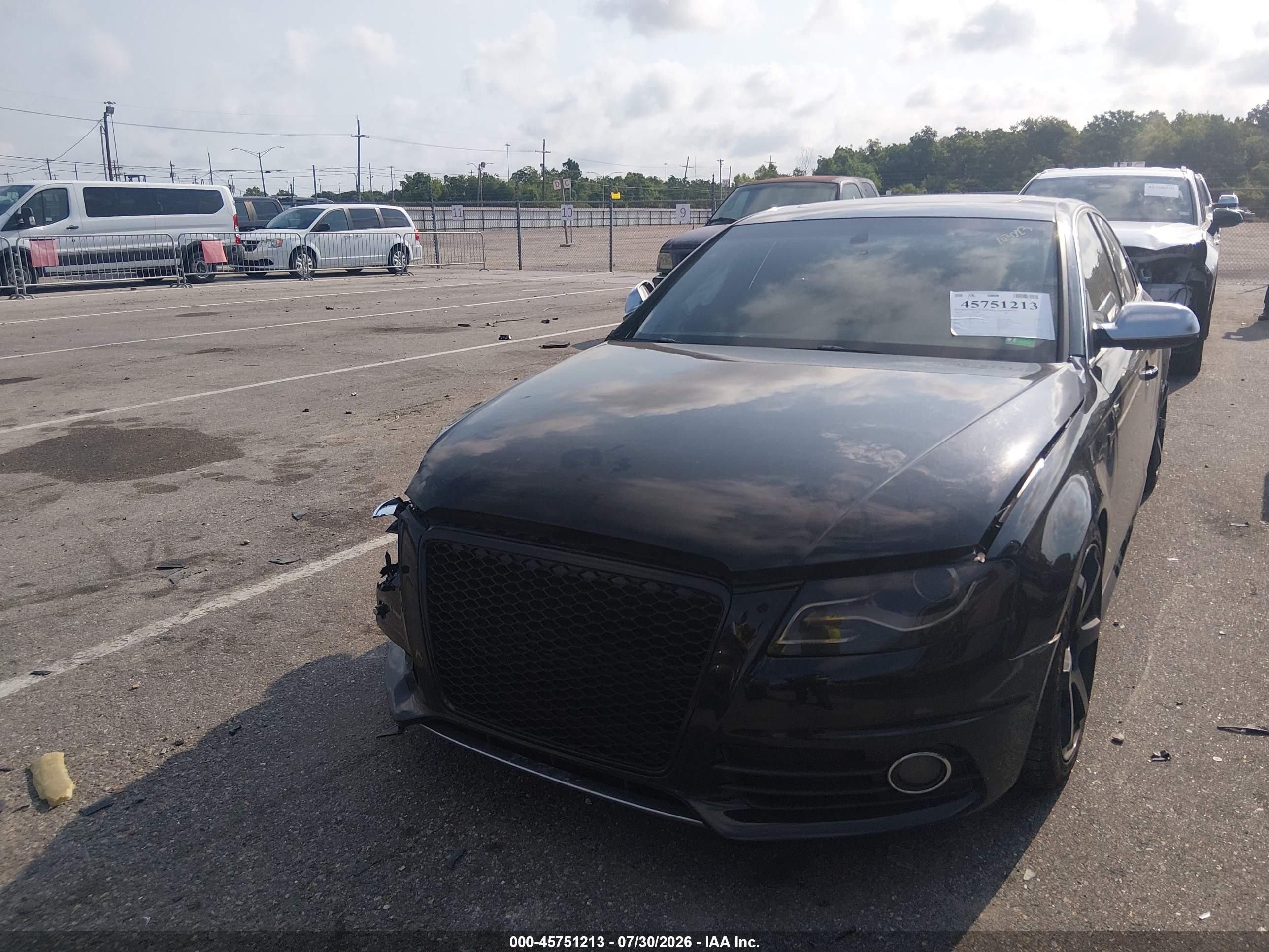 2012 Audi S4 Premium Plus Black vin: WAUDGAFLXCA103023