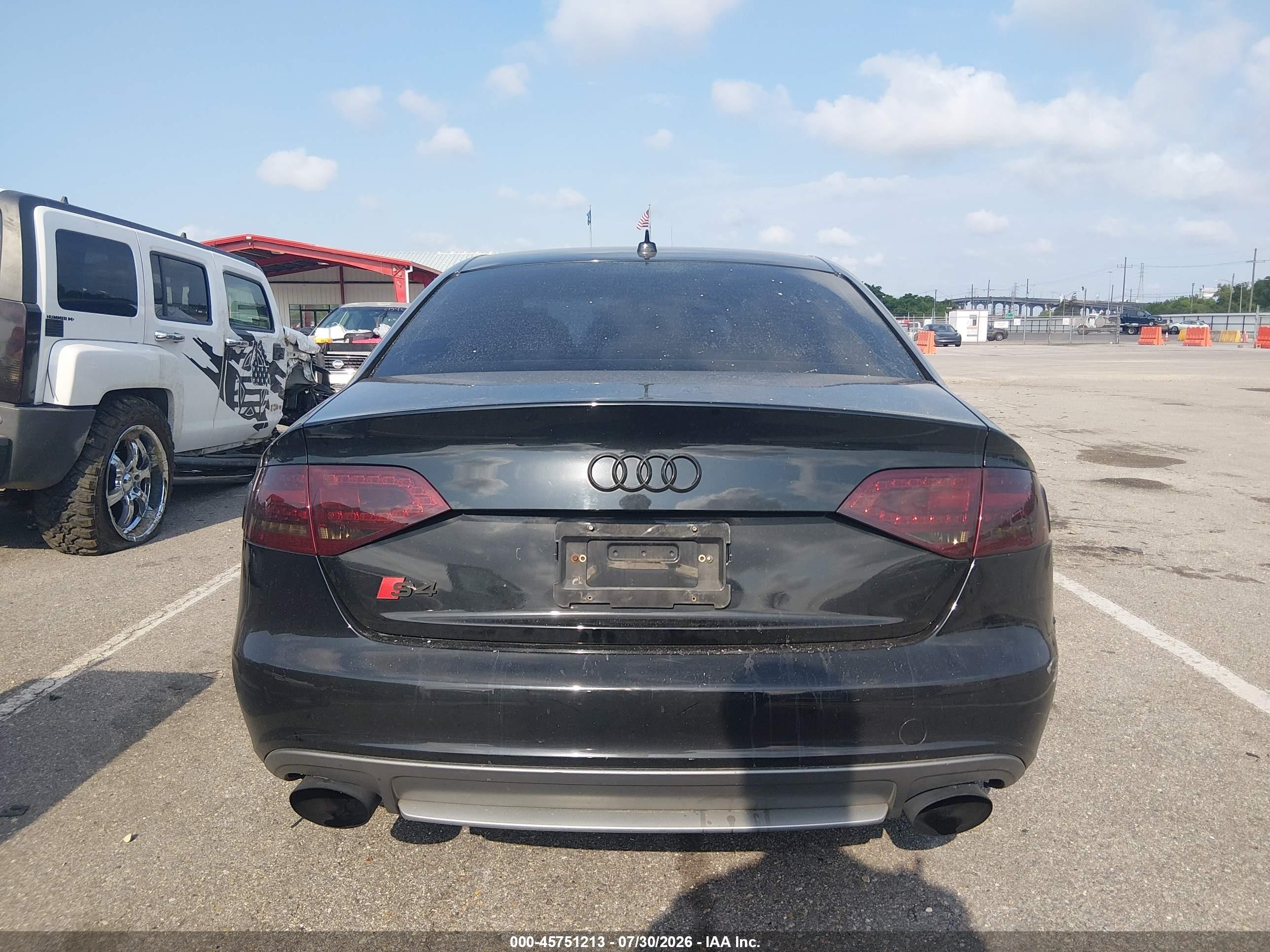 2012 Audi S4 Premium Plus Black vin: WAUDGAFLXCA103023