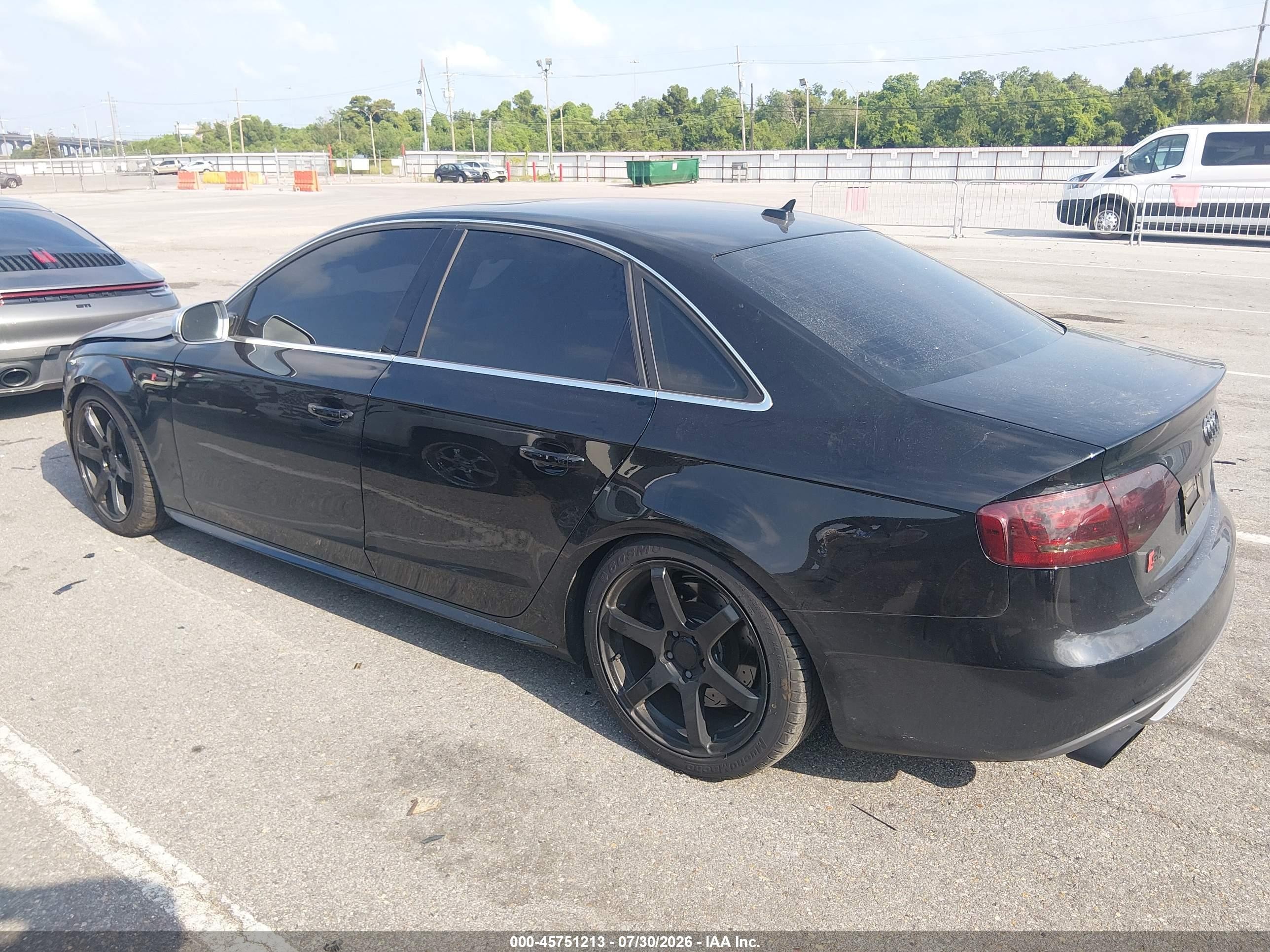 2012 Audi S4 Premium Plus Black vin: WAUDGAFLXCA103023