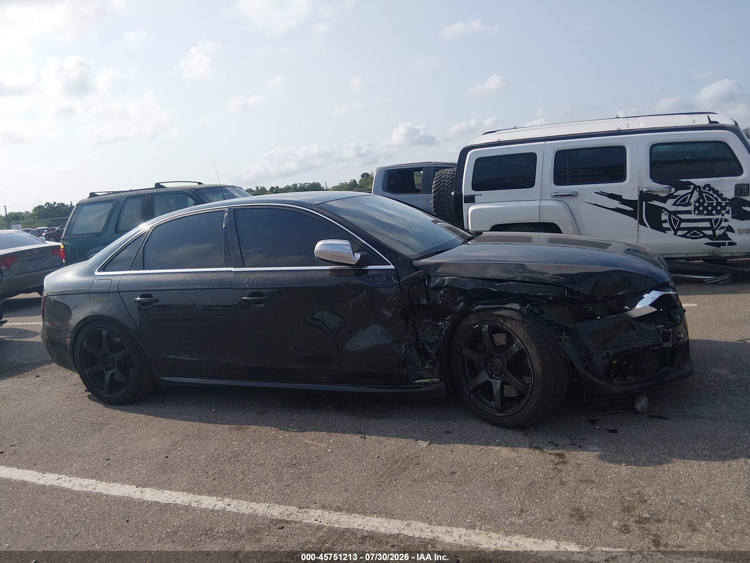 2012 Audi S4 Premium Plus Black vin: WAUDGAFLXCA103023