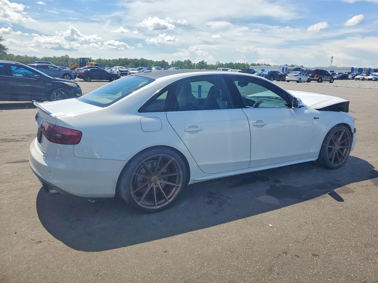 2013 Audi S4 Premium Plus White vin: WAUDGBFL6DA171049