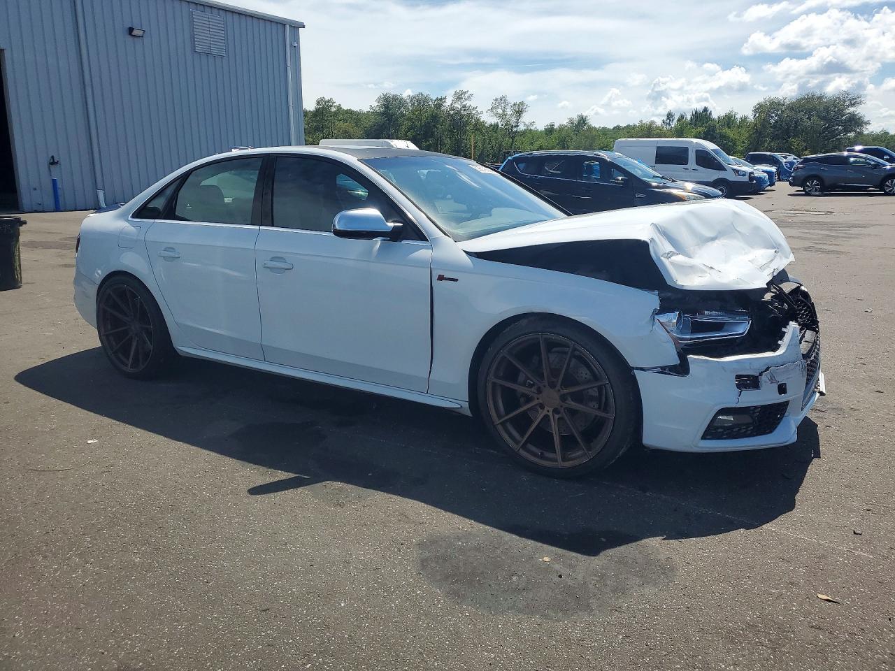 2013 Audi S4 Premium Plus White vin: WAUDGBFL6DA171049