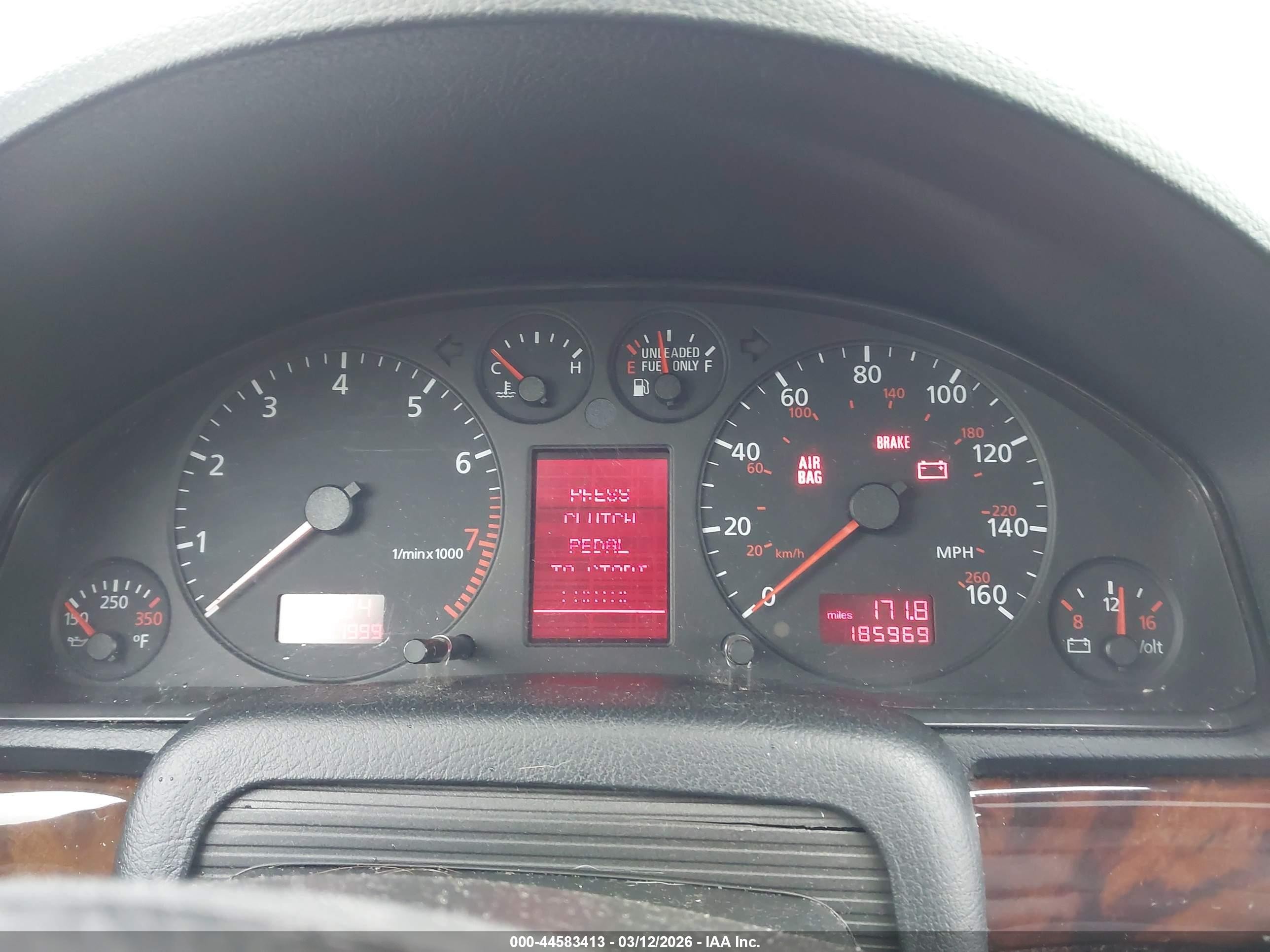 2000 Audi A4 2.8 Черный vin: WAUDH28D6YA085653