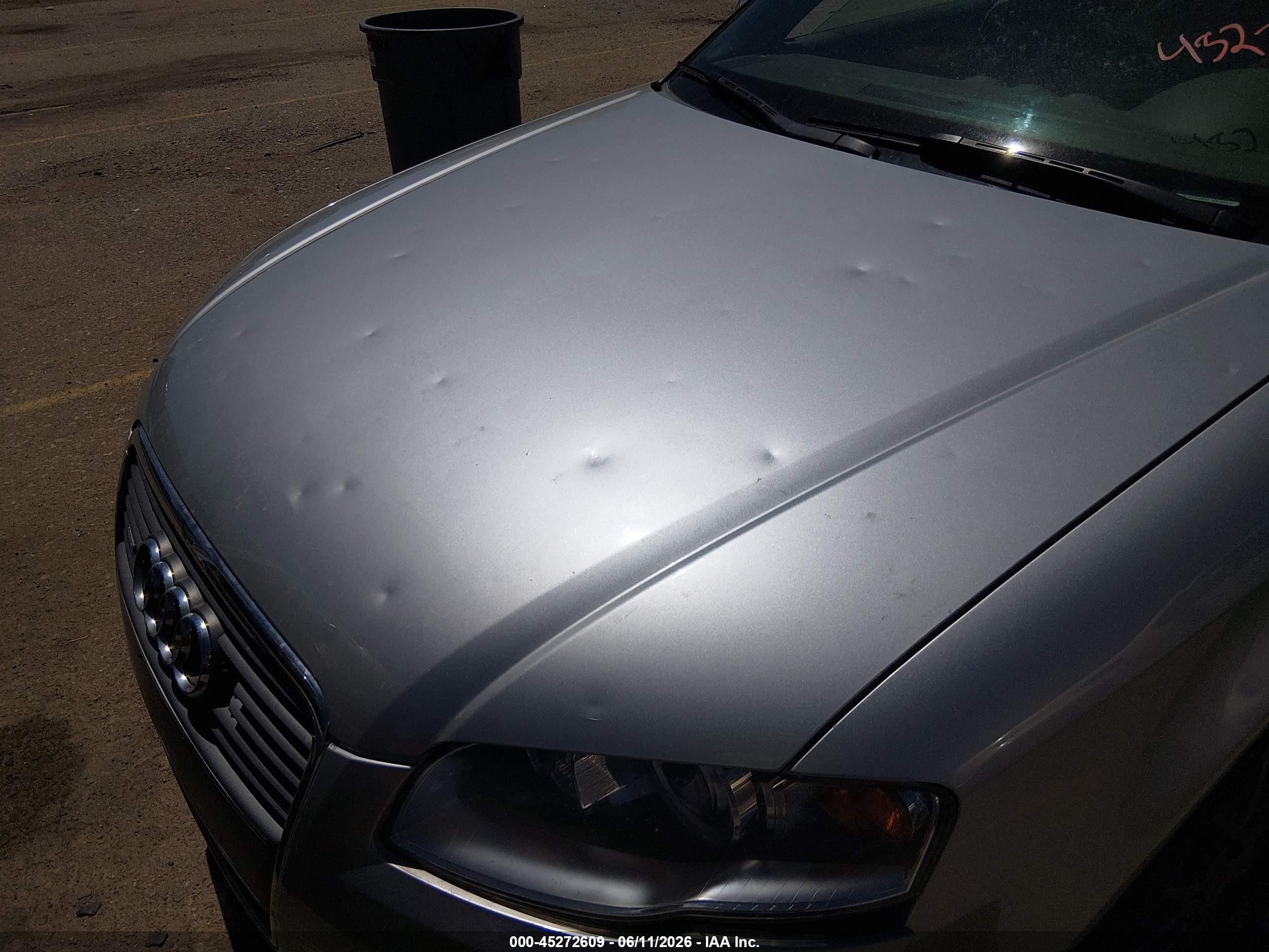 2007 Audi A4 3.2 Silver vin: WAUDH48H07K018716