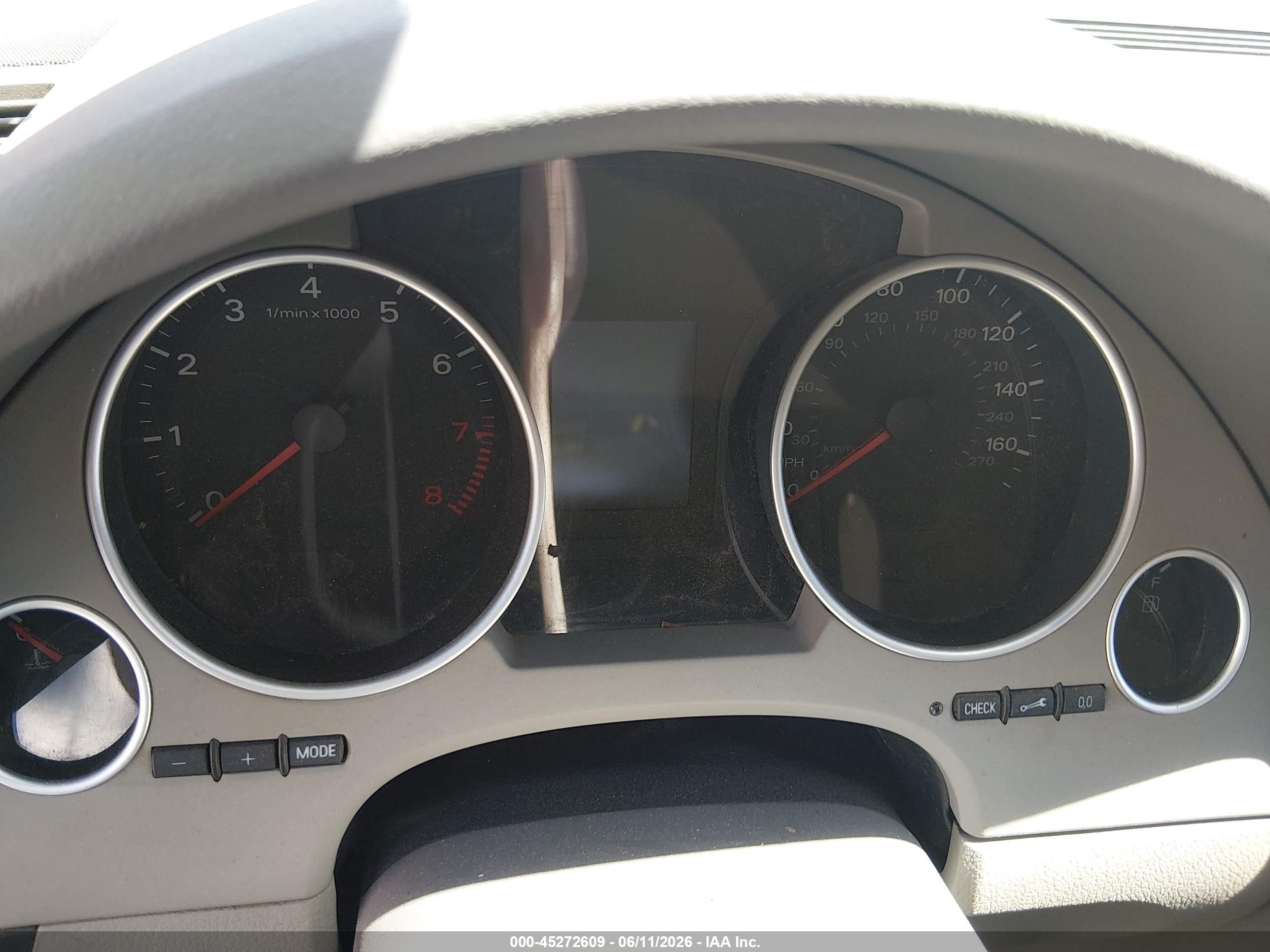 2007 Audi A4 3.2 Silver vin: WAUDH48H07K018716