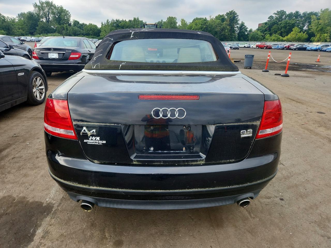 2008 Audi A4 3.2 Cabriolet Quattro Charcoal vin: WAUDH48H18K004907