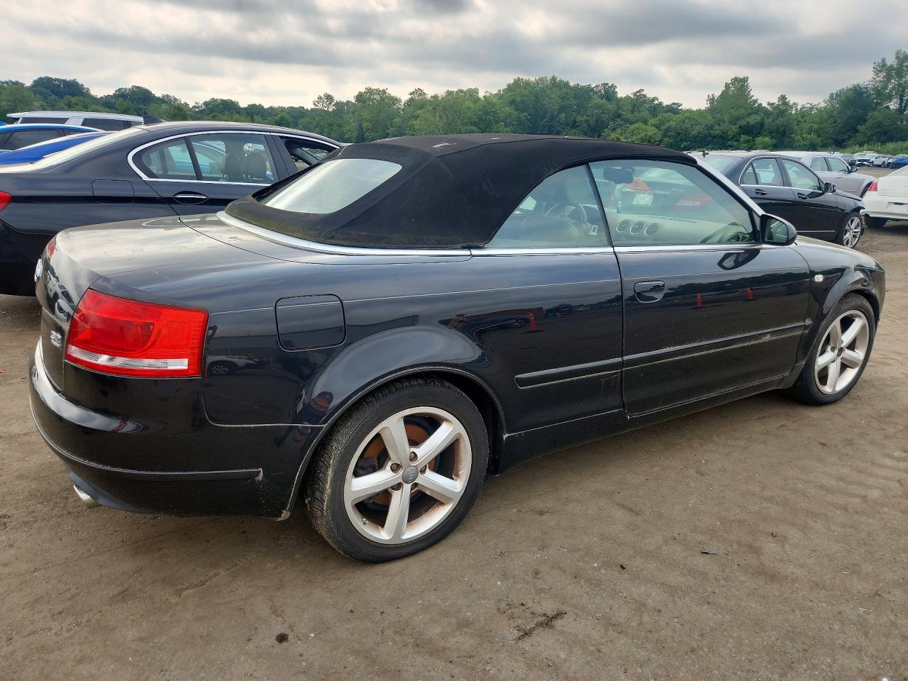 2008 Audi A4 3.2 Cabriolet Quattro Charcoal vin: WAUDH48H18K004907