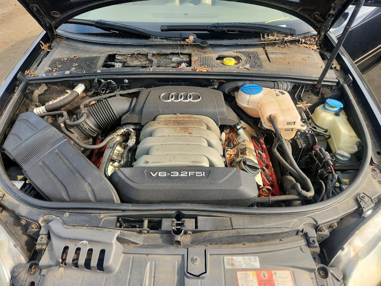 2008 Audi A4 3.2 Cabriolet Quattro Charcoal vin: WAUDH48H18K004907