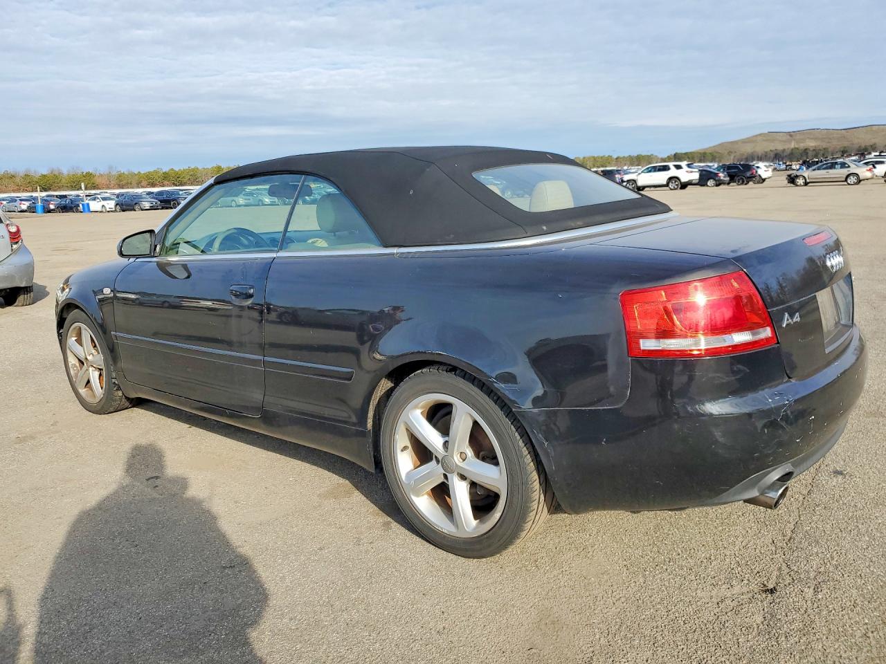 2007 Audi A4 3.2 Cabriolet Quattro Черный vin: WAUDH48H57K017996
