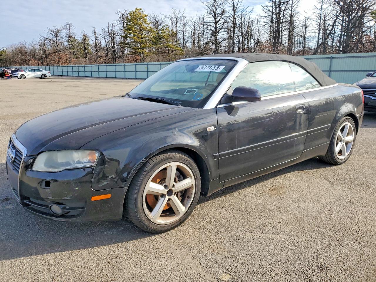 2007 Audi A4 3.2 Cabriolet Quattro Черный vin: WAUDH48H57K017996