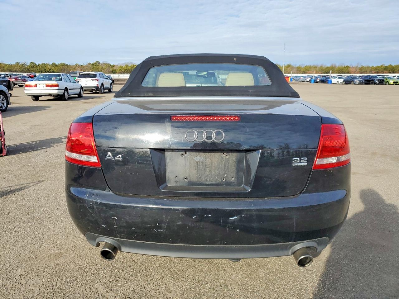 2007 Audi A4 3.2 Cabriolet Quattro Черный vin: WAUDH48H57K017996