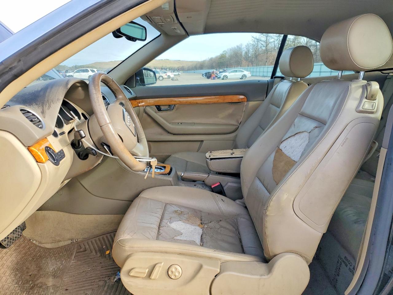 2007 Audi A4 3.2 Cabriolet Quattro Черный vin: WAUDH48H57K017996