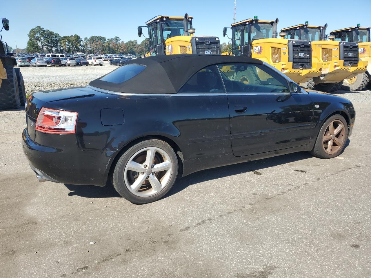 2007 Audi A4 3.2 Cabriolet Quattro Black vin: WAUDH48H77K025792