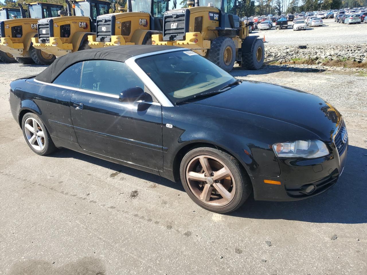 2007 Audi A4 3.2 Cabriolet Quattro Black vin: WAUDH48H77K025792