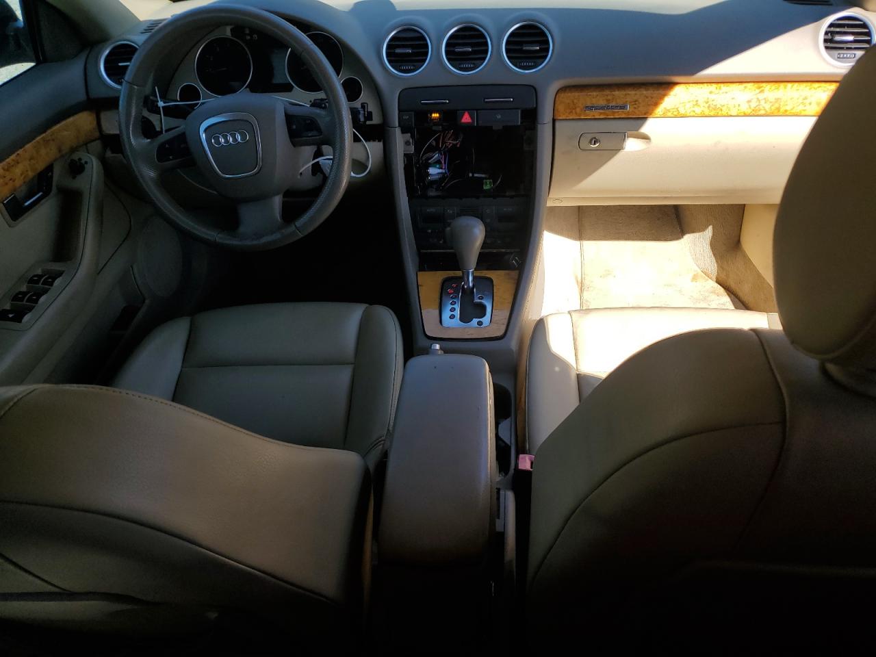 2007 Audi A4 3.2 Cabriolet Quattro Black vin: WAUDH48H77K025792