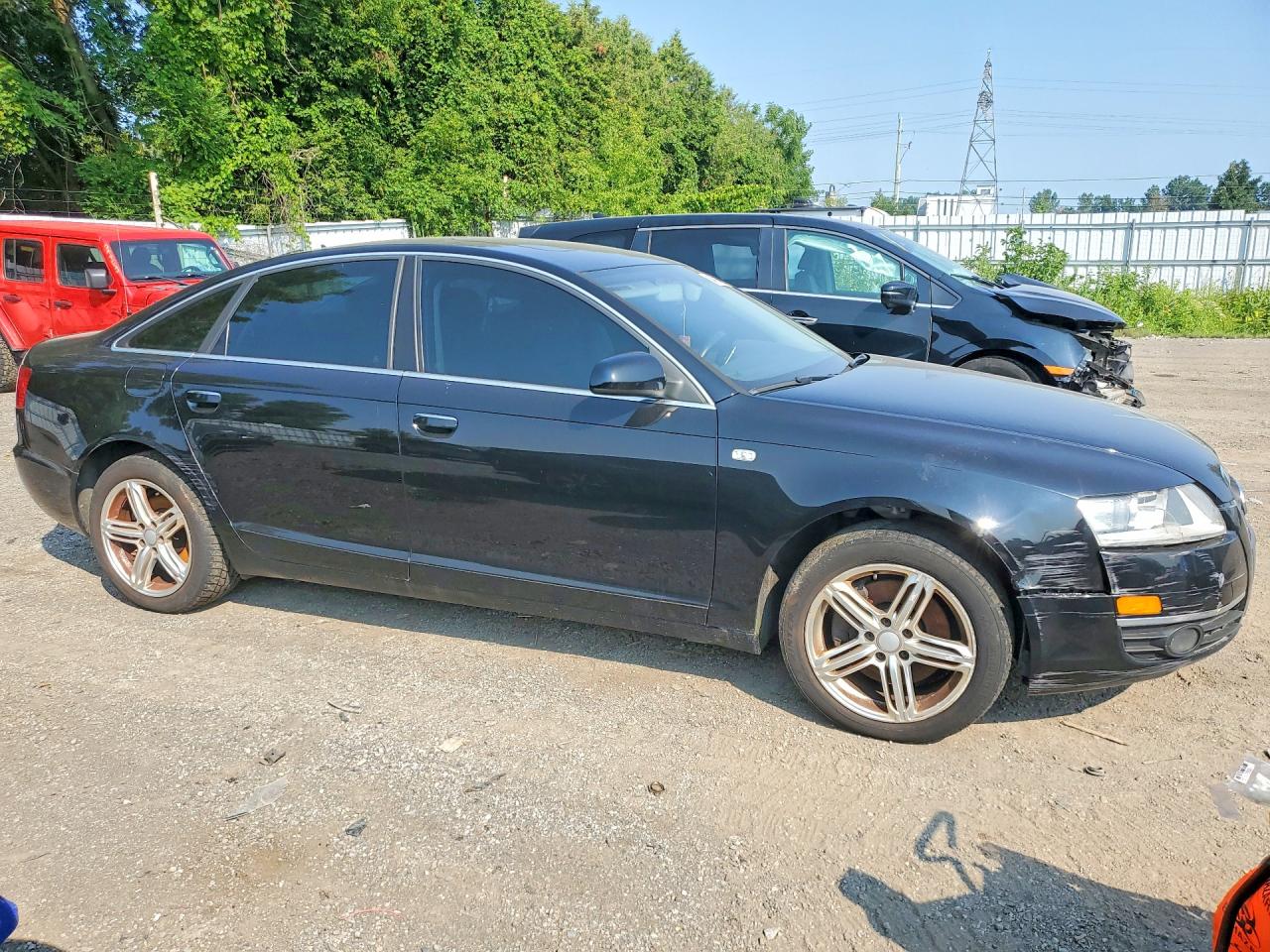 2008 Audi A6 3.2 Quattro Black vin: WAUDH64F48N160406