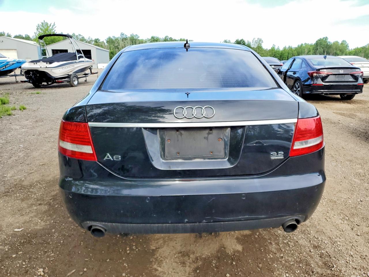 2008 Audi A6 3.2 Quattro Black vin: WAUDH64F78N122393