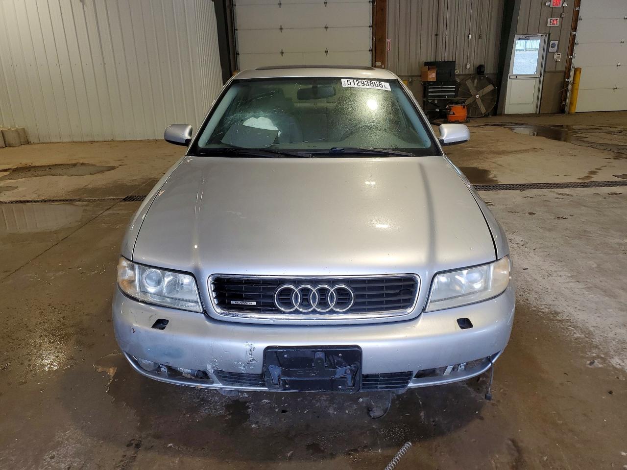2001 Audi A4 2.8 Quattro Серебряный vin: WAUDH68D61A001957