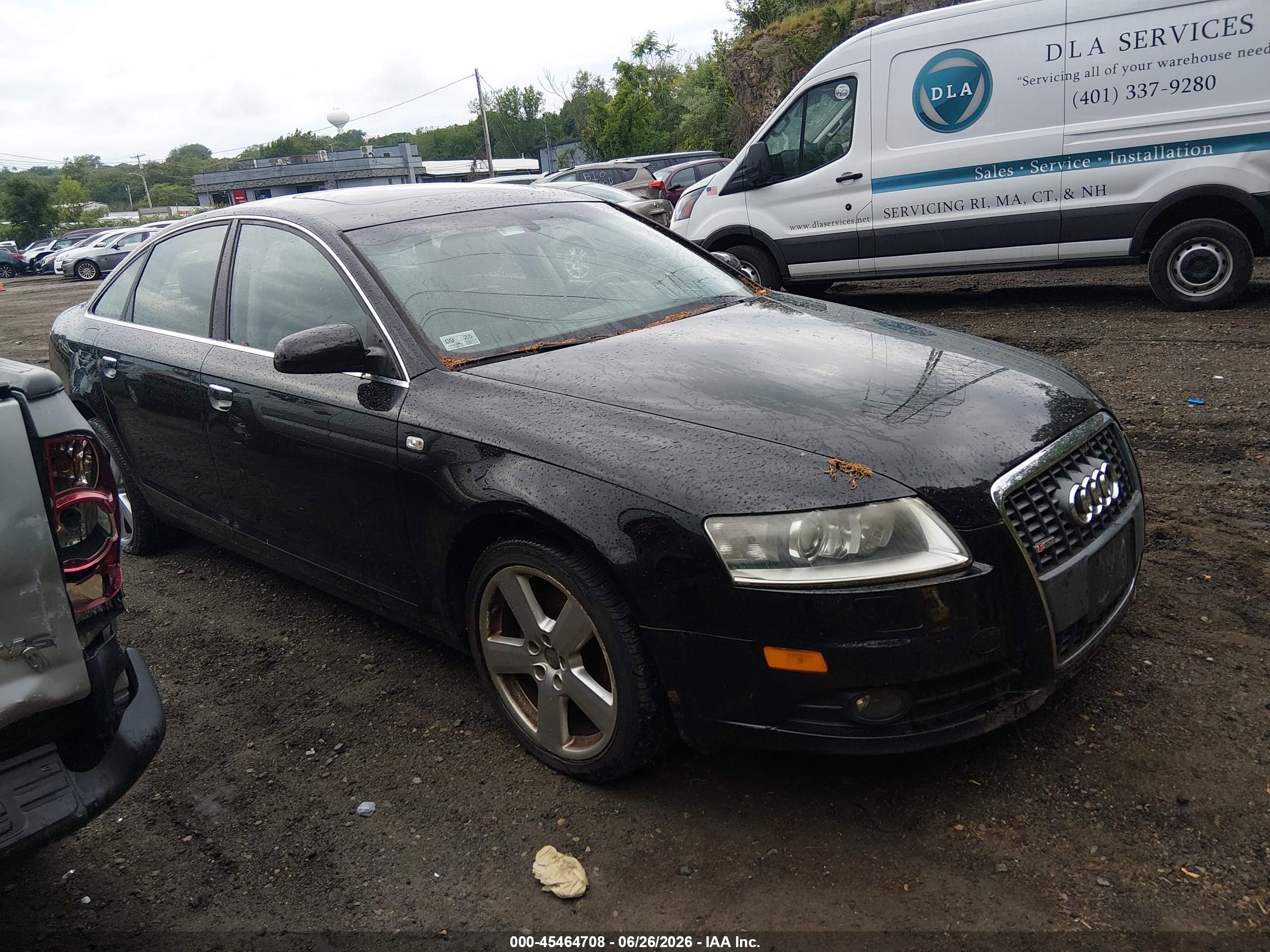 2008 Audi A6 3.2 Black vin: WAUDH74F08N095172