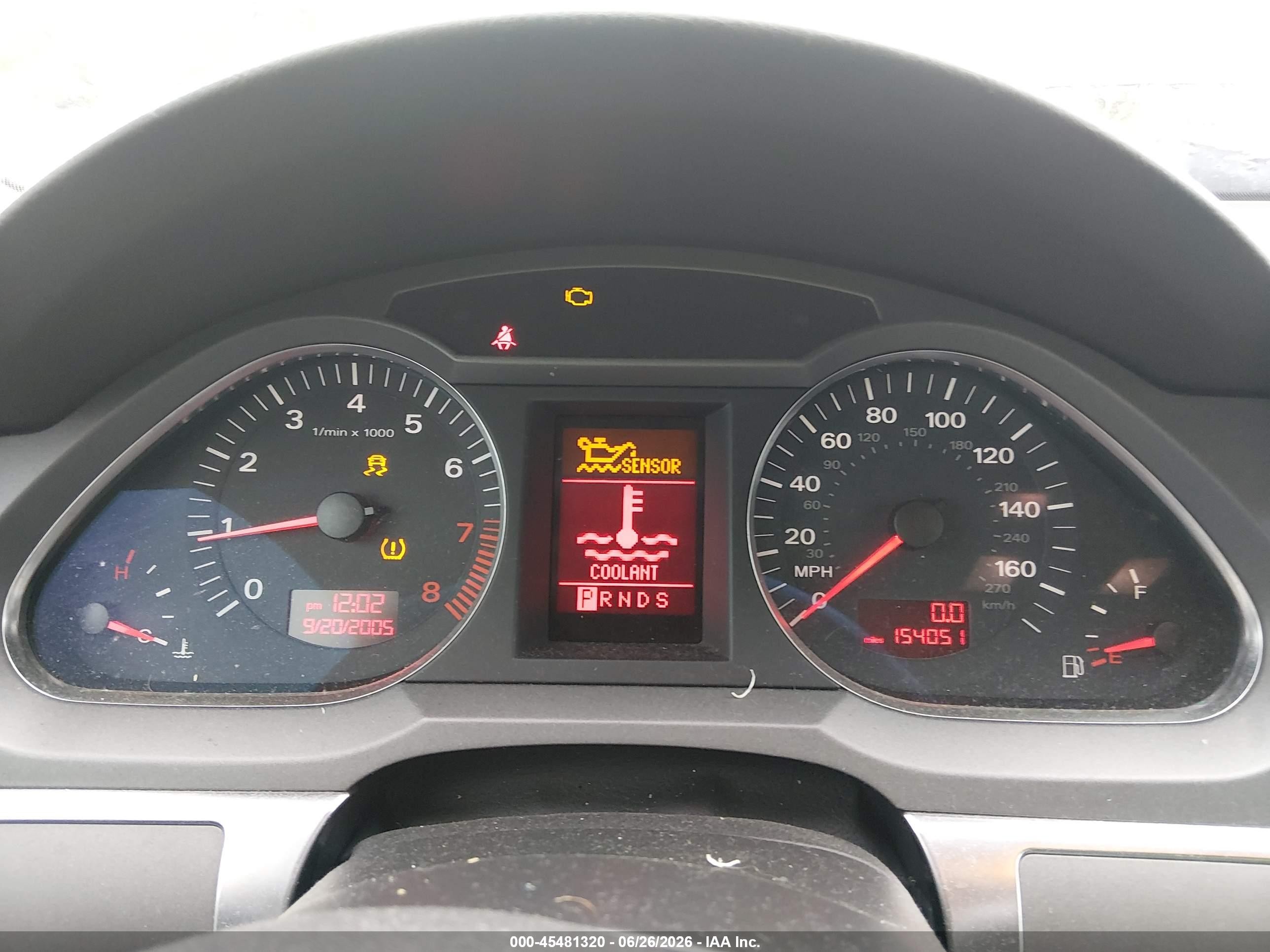 2006 Audi A6 3.2 Silver vin: WAUDH74F16N138933
