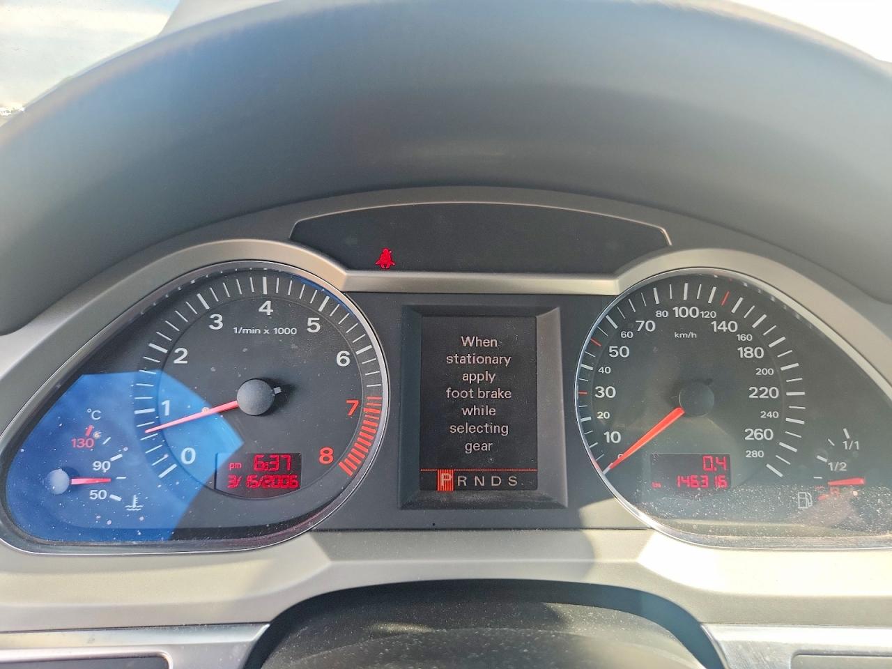 2007 Audi A6 3.2 Quattro Silver vin: WAUDH74F17N053771