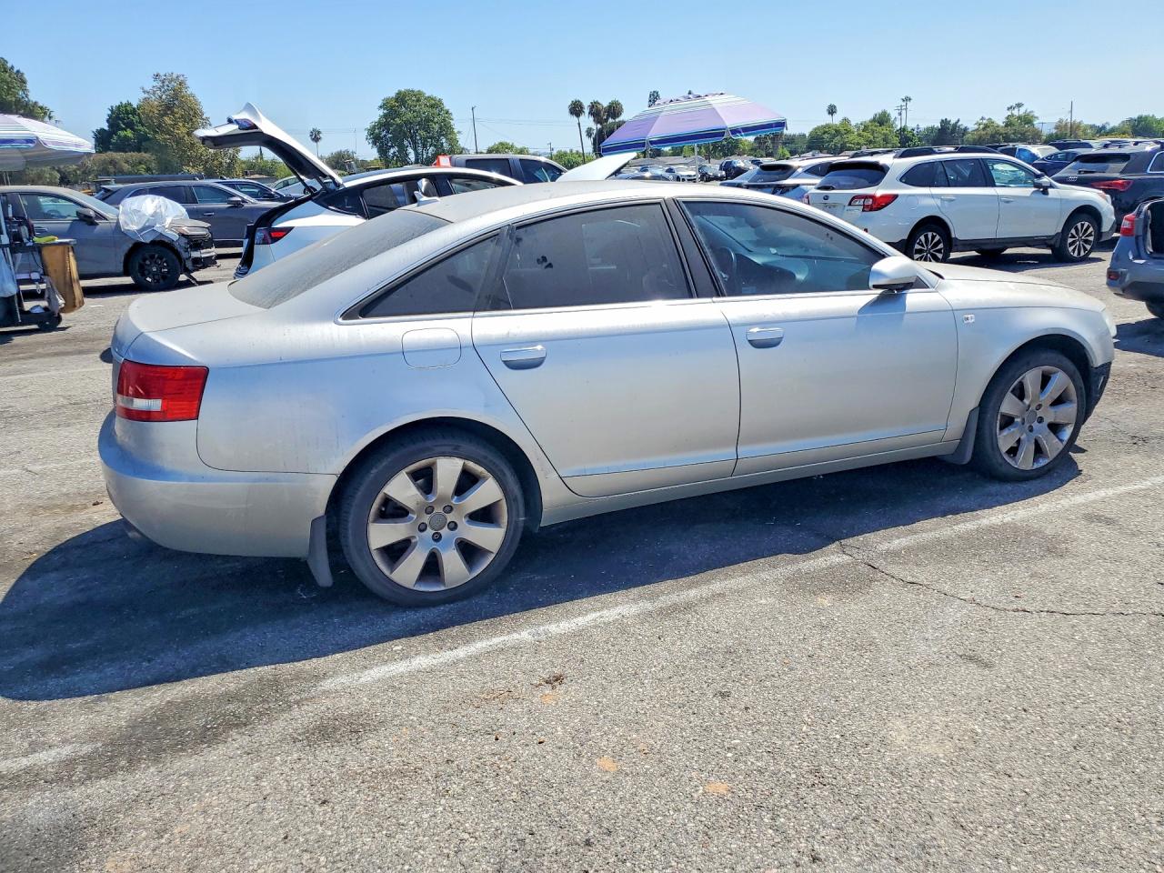 2007 Audi A6 3.2 Quattro Серебряный vin: WAUDH74F17N080338