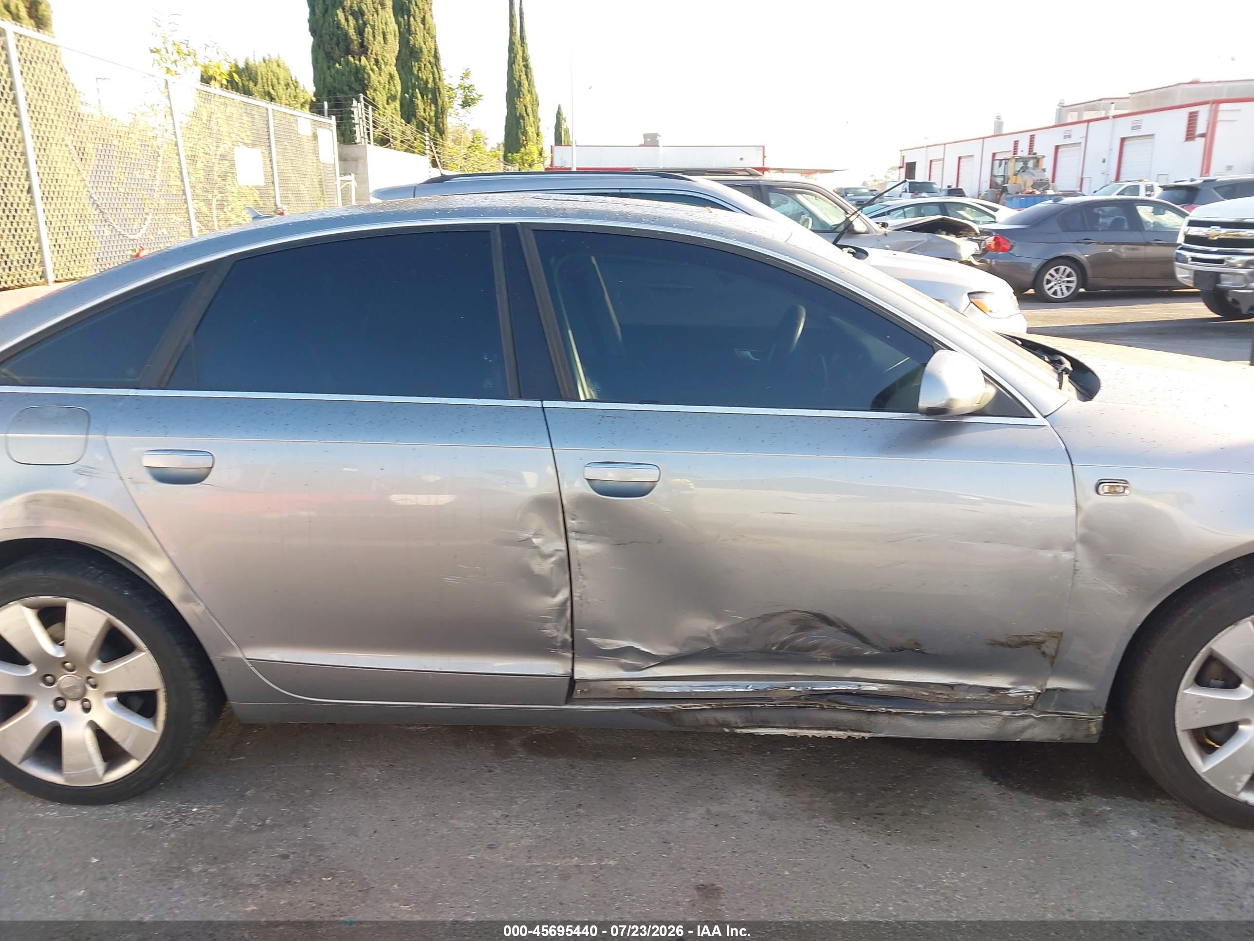 2007 Audi A6 3.2 Silver vin: WAUDH74F17N170783
