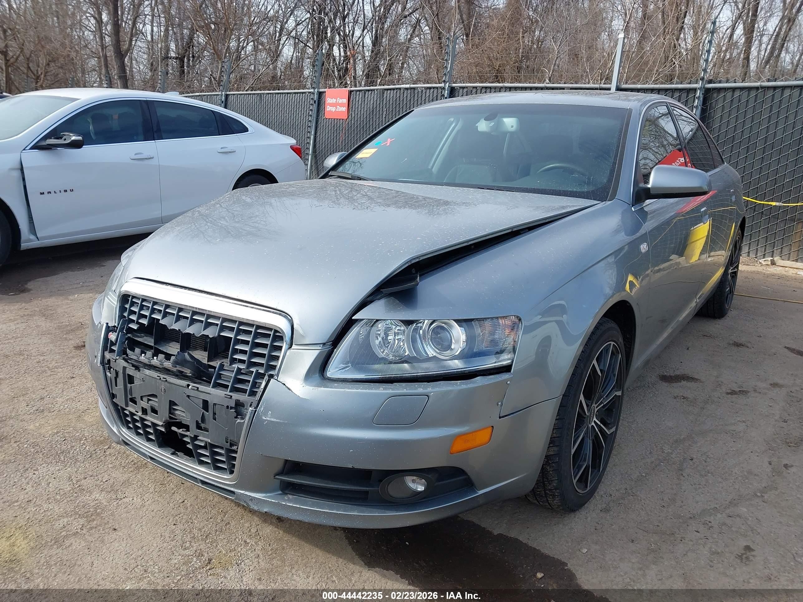 2008 Audi A6 3.2 Silver vin: WAUDH74F18N146503