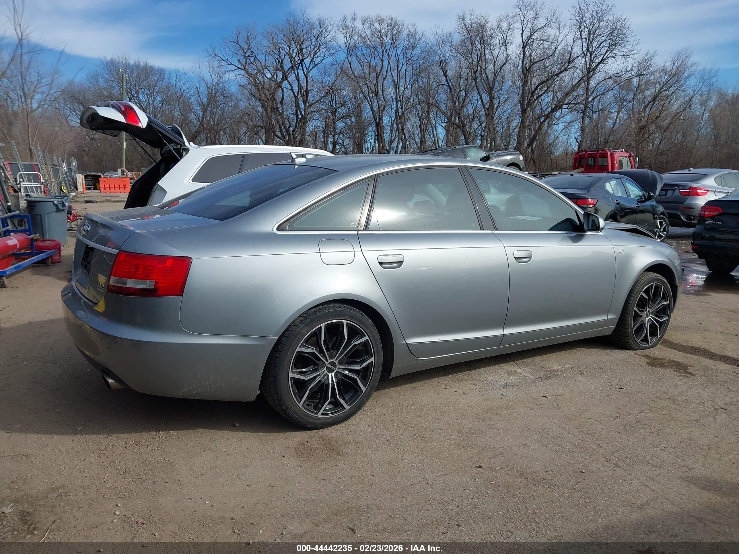 2008 Audi A6 3.2 Silver vin: WAUDH74F18N146503