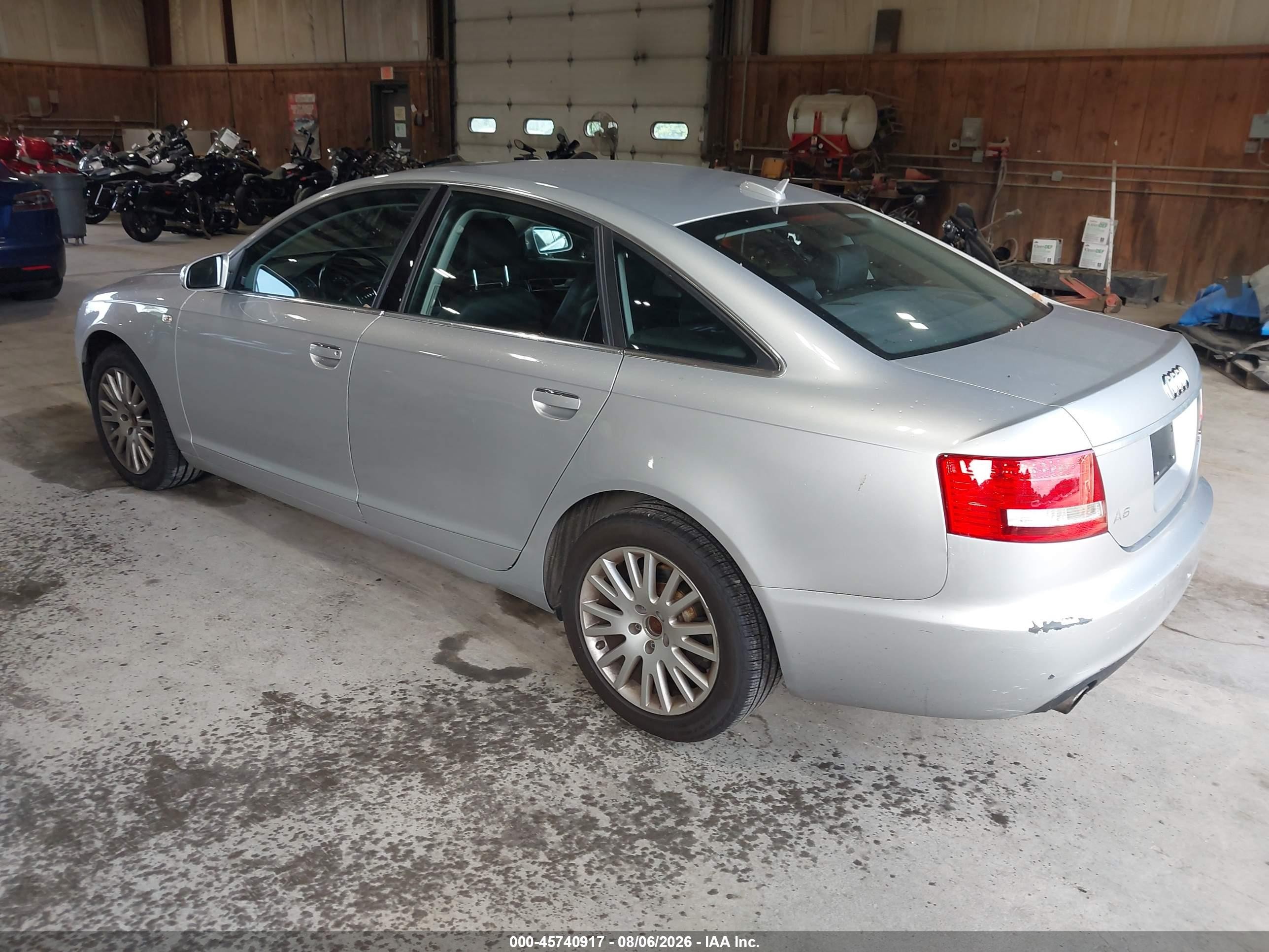 2006 Audi A6 3.2 Gray vin: WAUDH74F36N165583