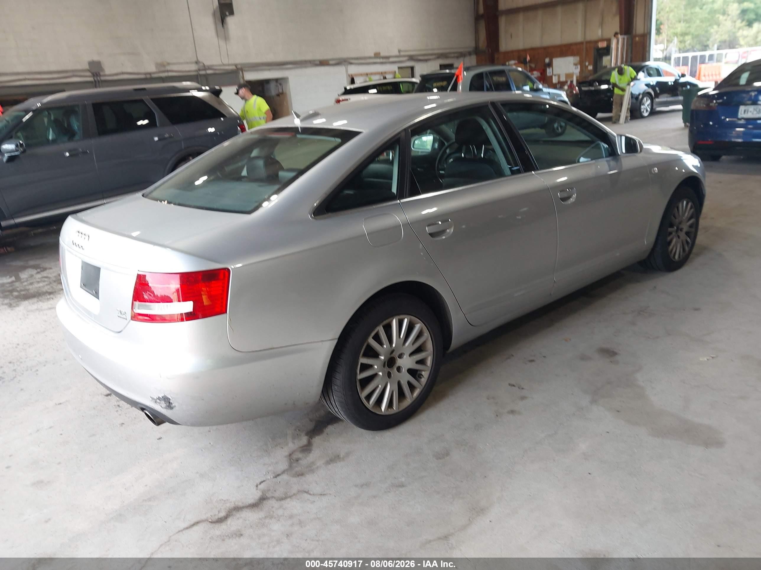 2006 Audi A6 3.2 Gray vin: WAUDH74F36N165583