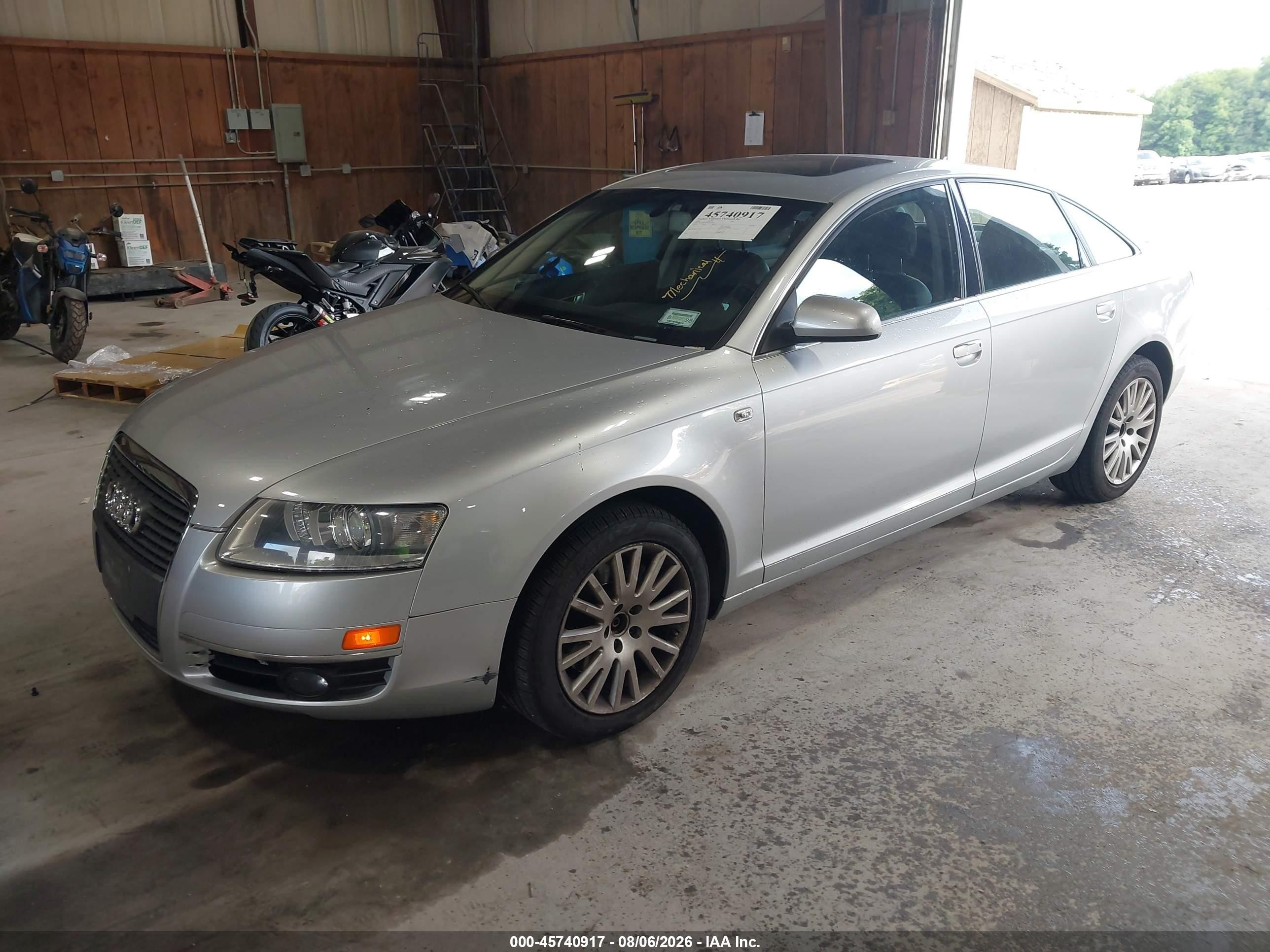 2006 Audi A6 3.2 Gray vin: WAUDH74F36N165583