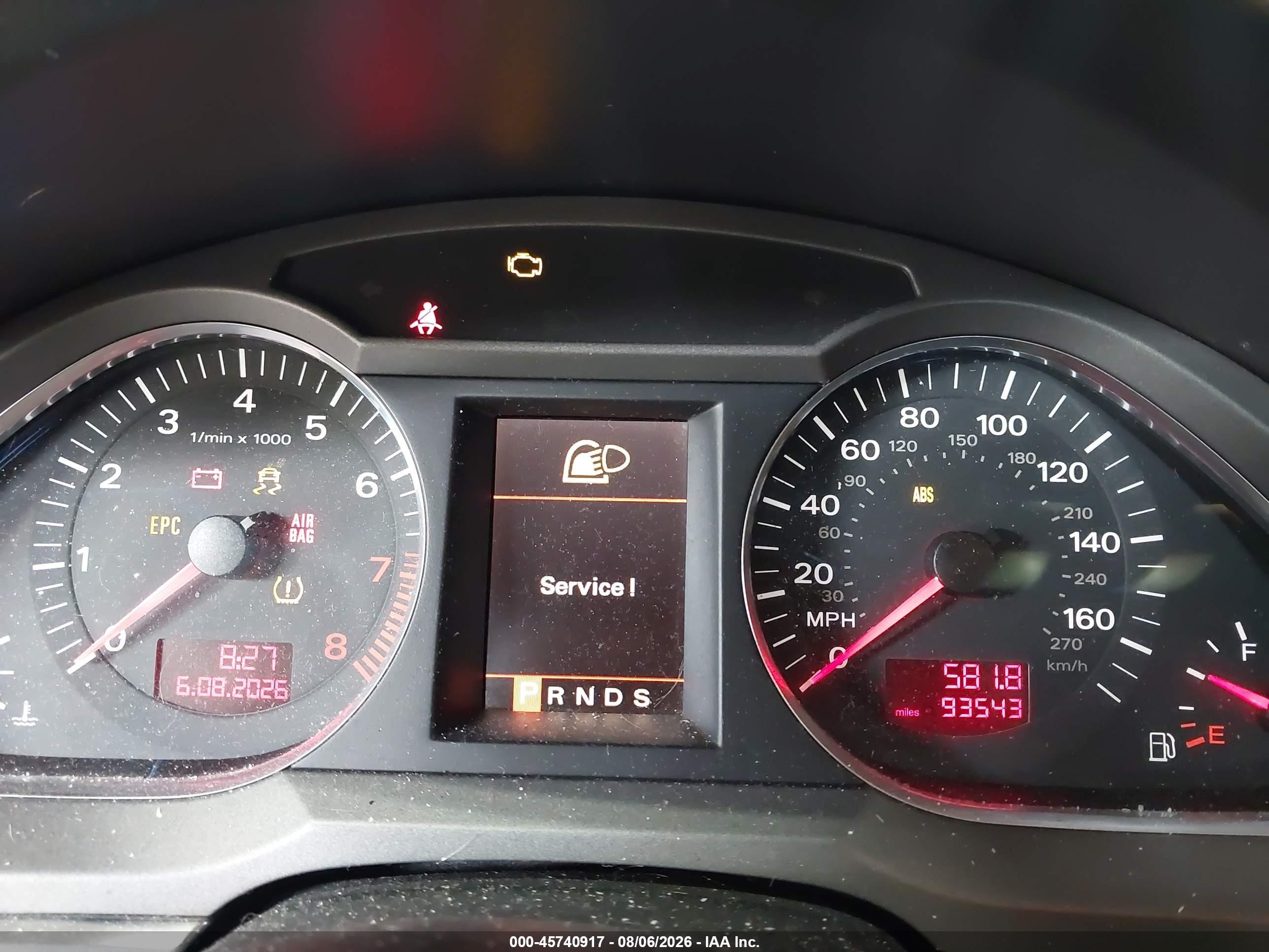 2006 Audi A6 3.2 Gray vin: WAUDH74F36N165583