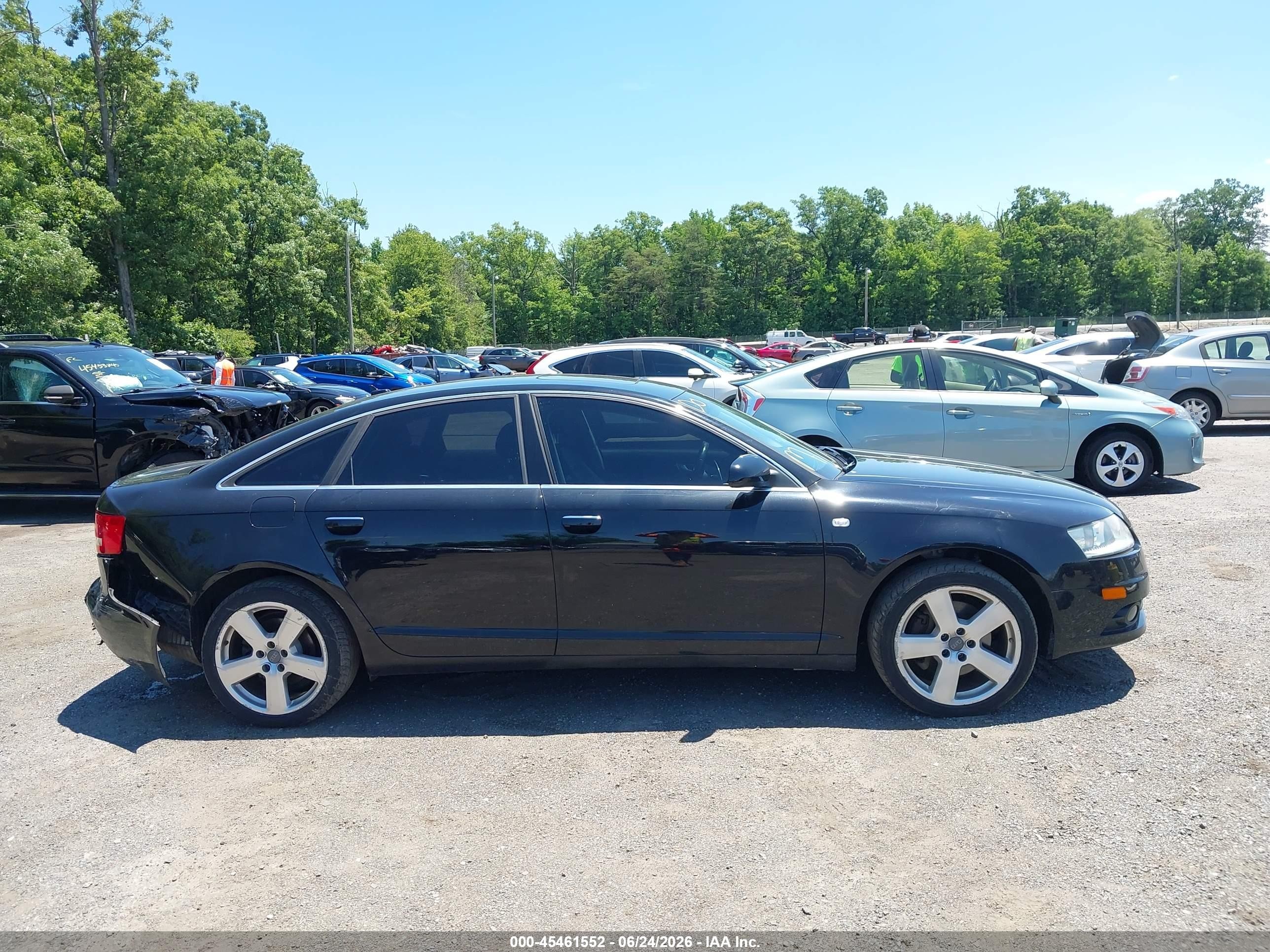 2008 Audi A6 3.2 Black vin: WAUDH74F38N026363