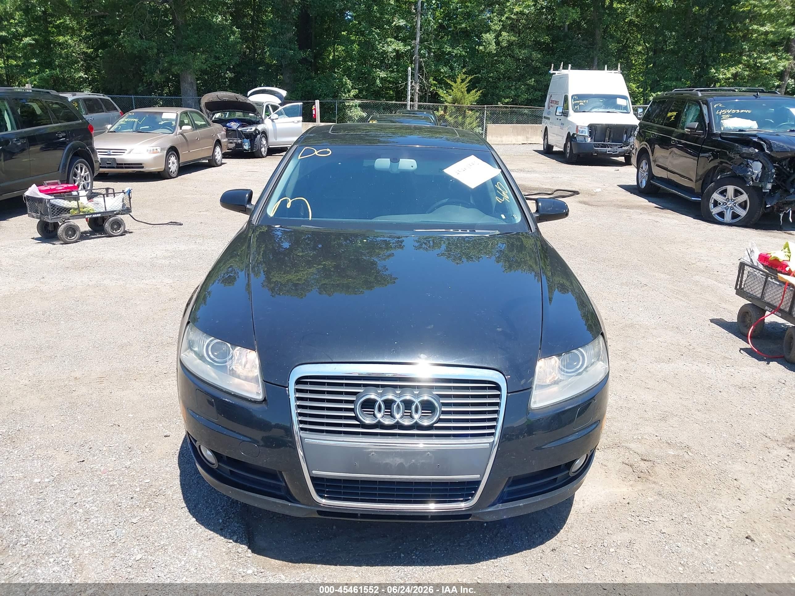 2008 Audi A6 3.2 Black vin: WAUDH74F38N026363