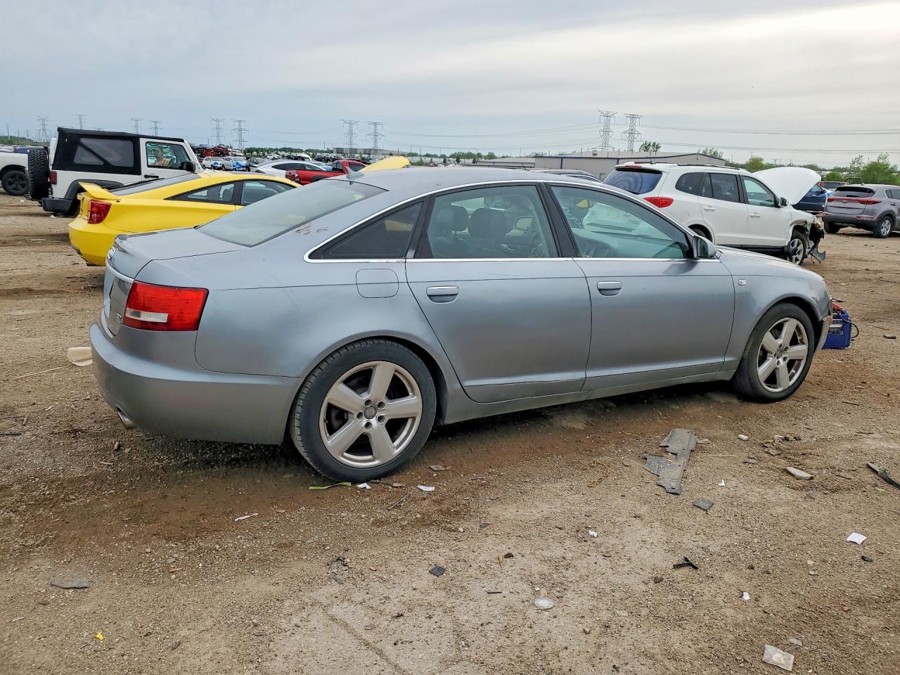 2008 Audi A6 3.2 Quattro Silver vin: WAUDH74F38N028016