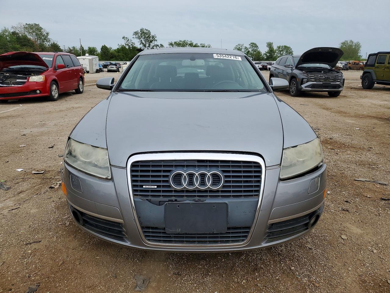 2008 Audi A6 3.2 Quattro Silver vin: WAUDH74F38N028016