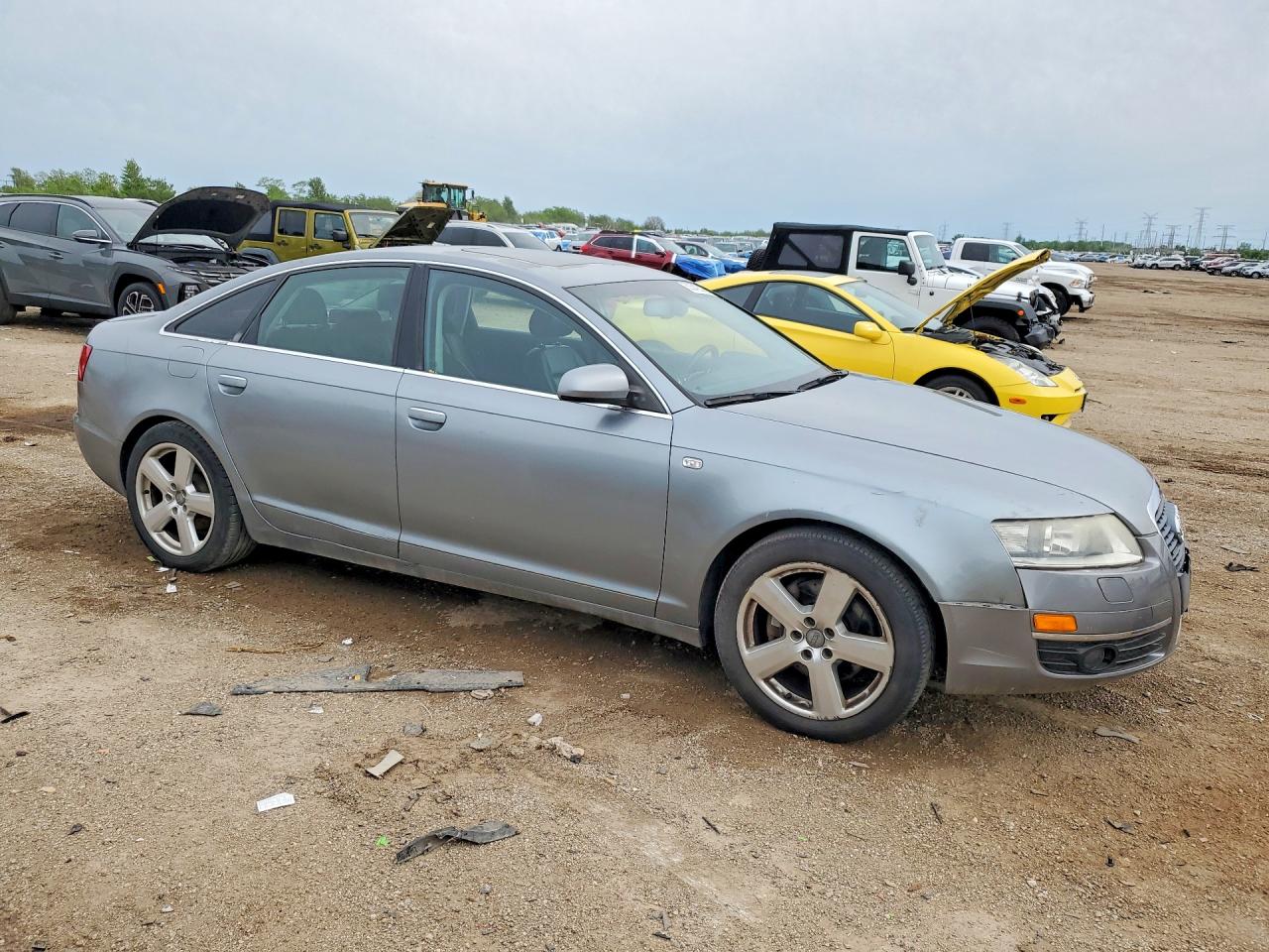 2008 Audi A6 3.2 Quattro Silver vin: WAUDH74F38N028016