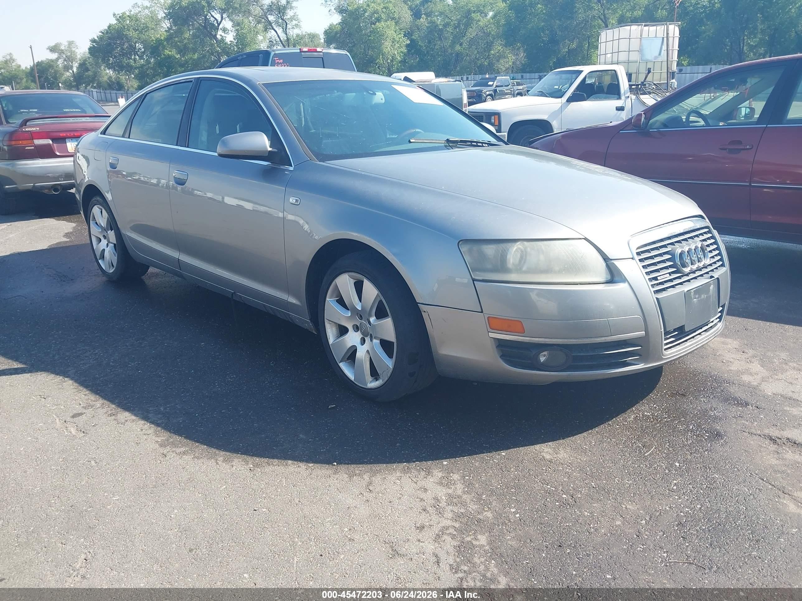 2006 Audi A6 3.2 Silver vin: WAUDH74F56N078803