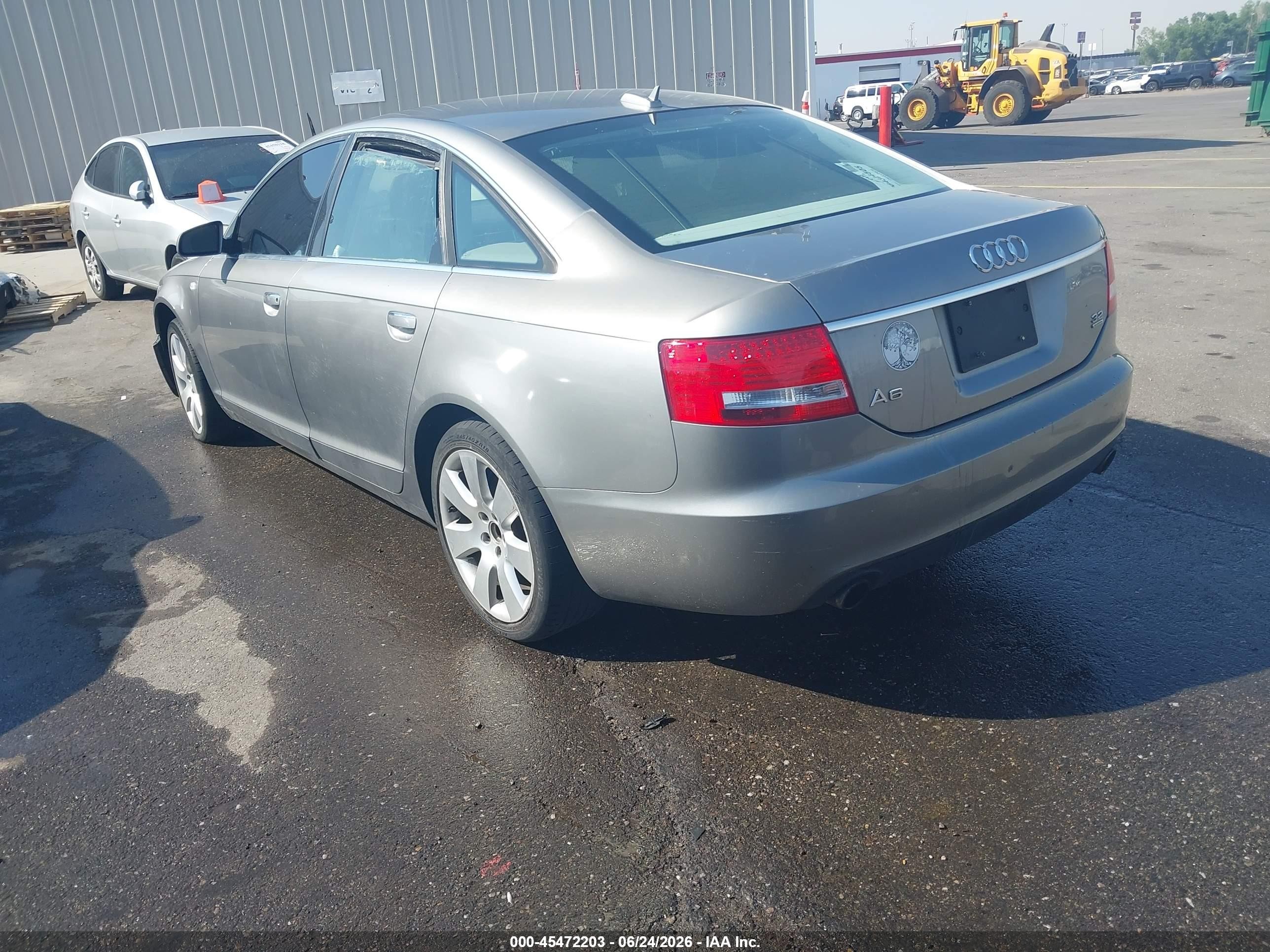 2006 Audi A6 3.2 Silver vin: WAUDH74F56N078803