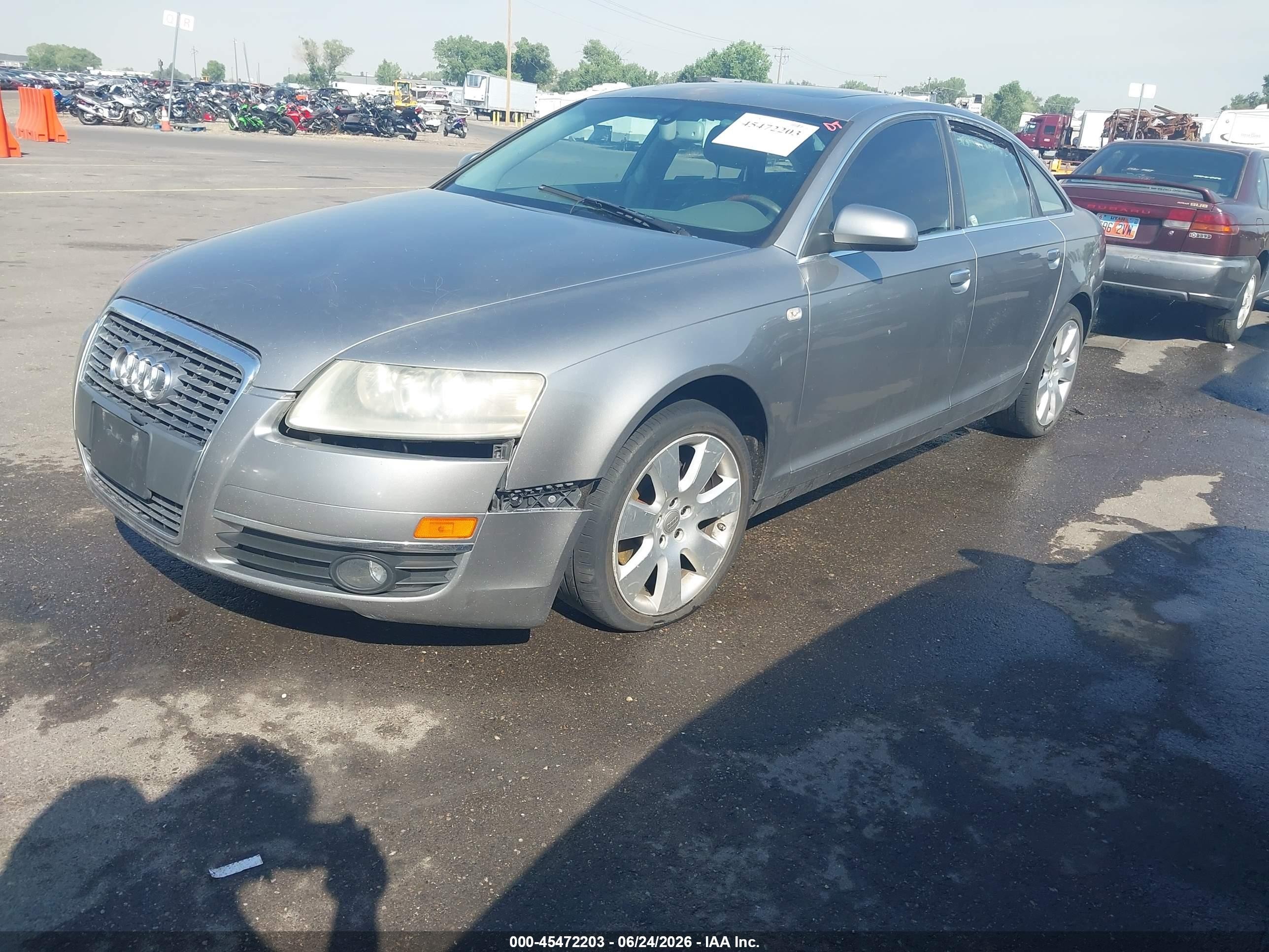 2006 Audi A6 3.2 Silver vin: WAUDH74F56N078803