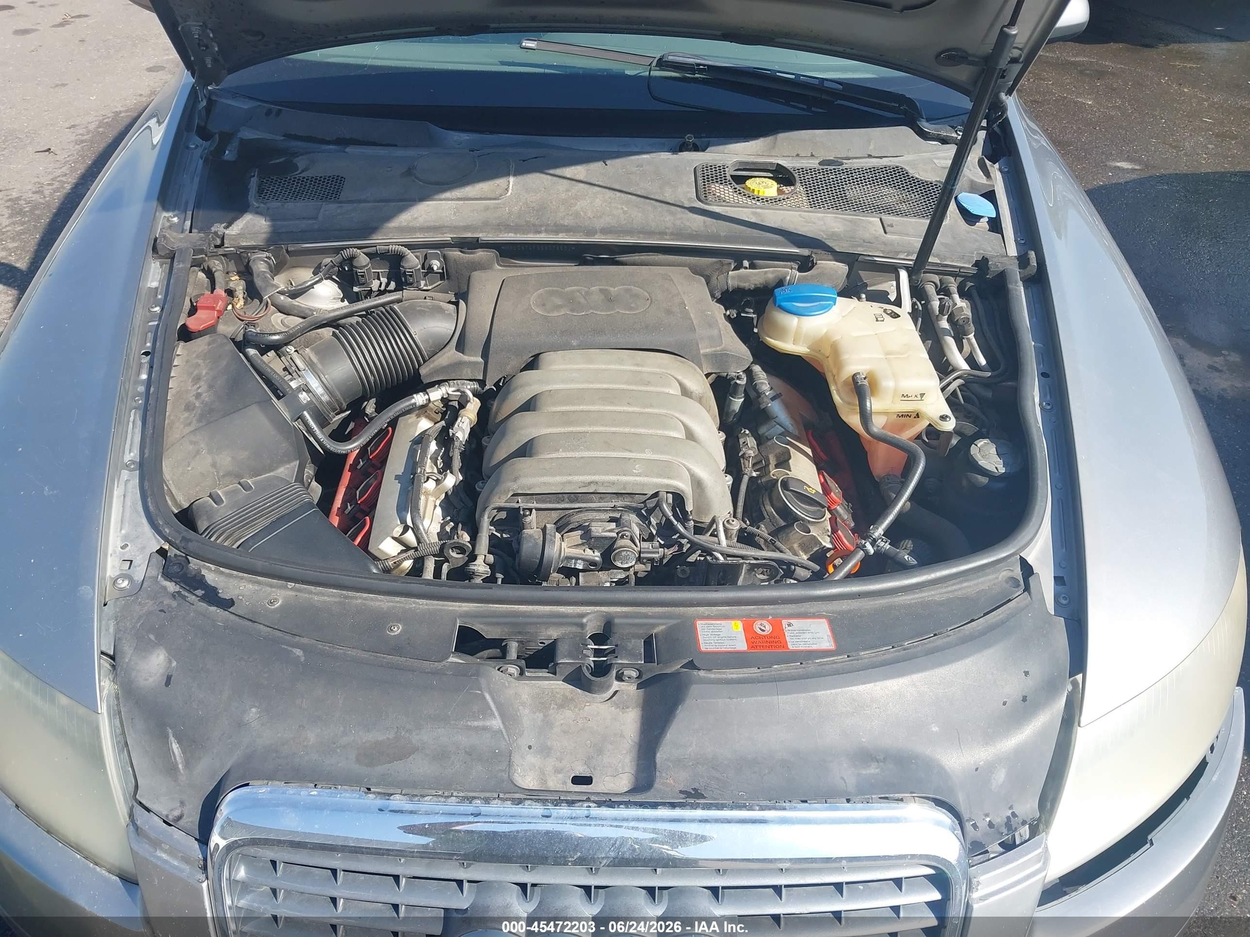 2006 Audi A6 3.2 Silver vin: WAUDH74F56N078803