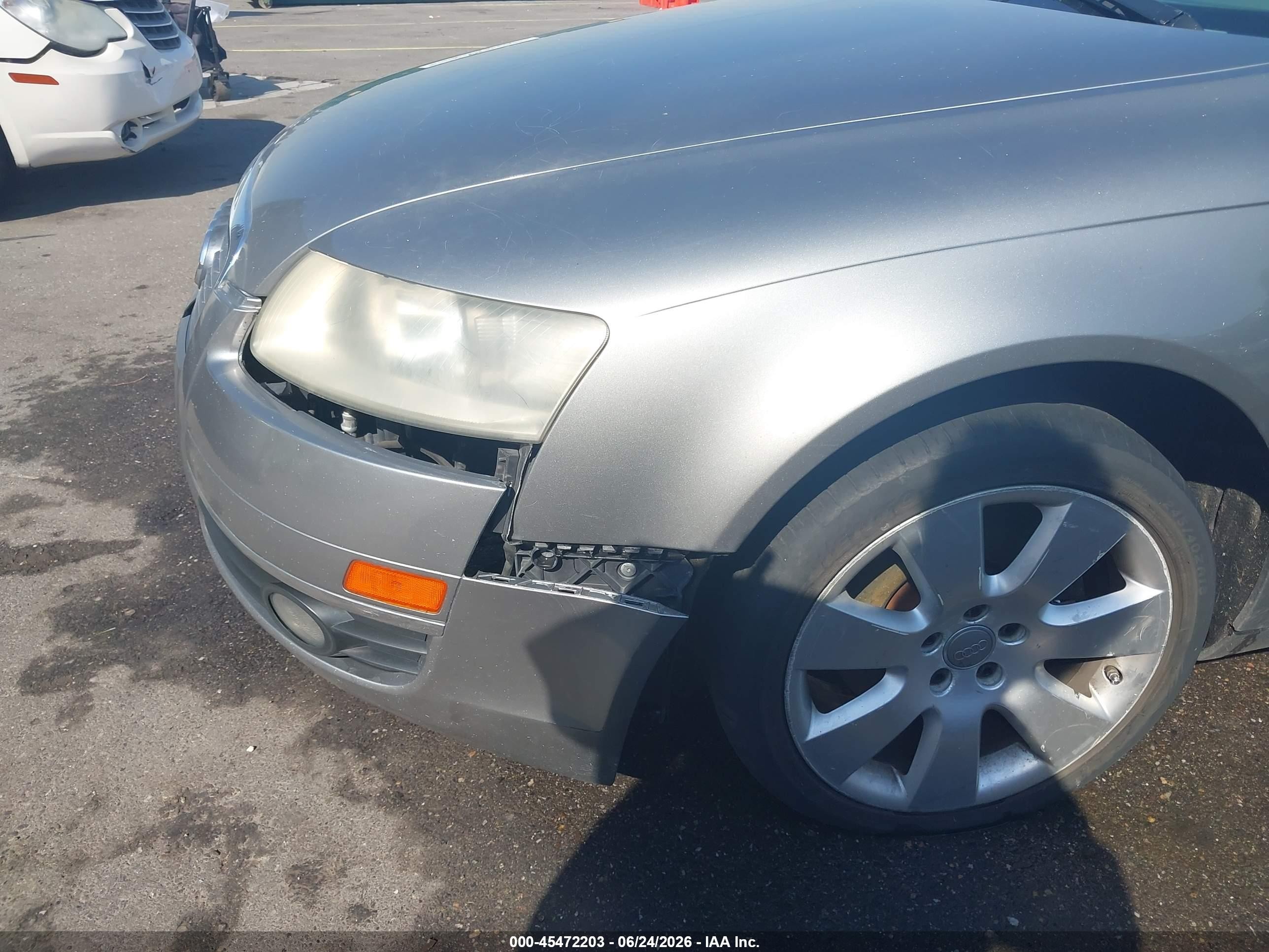 2006 Audi A6 3.2 Silver vin: WAUDH74F56N078803
