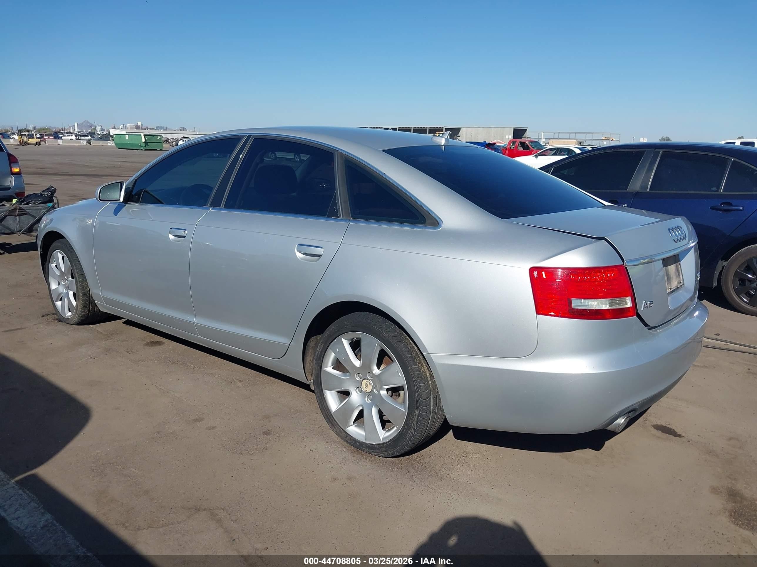 2007 Audi A6 3.2 Silver vin: WAUDH74F57N049190
