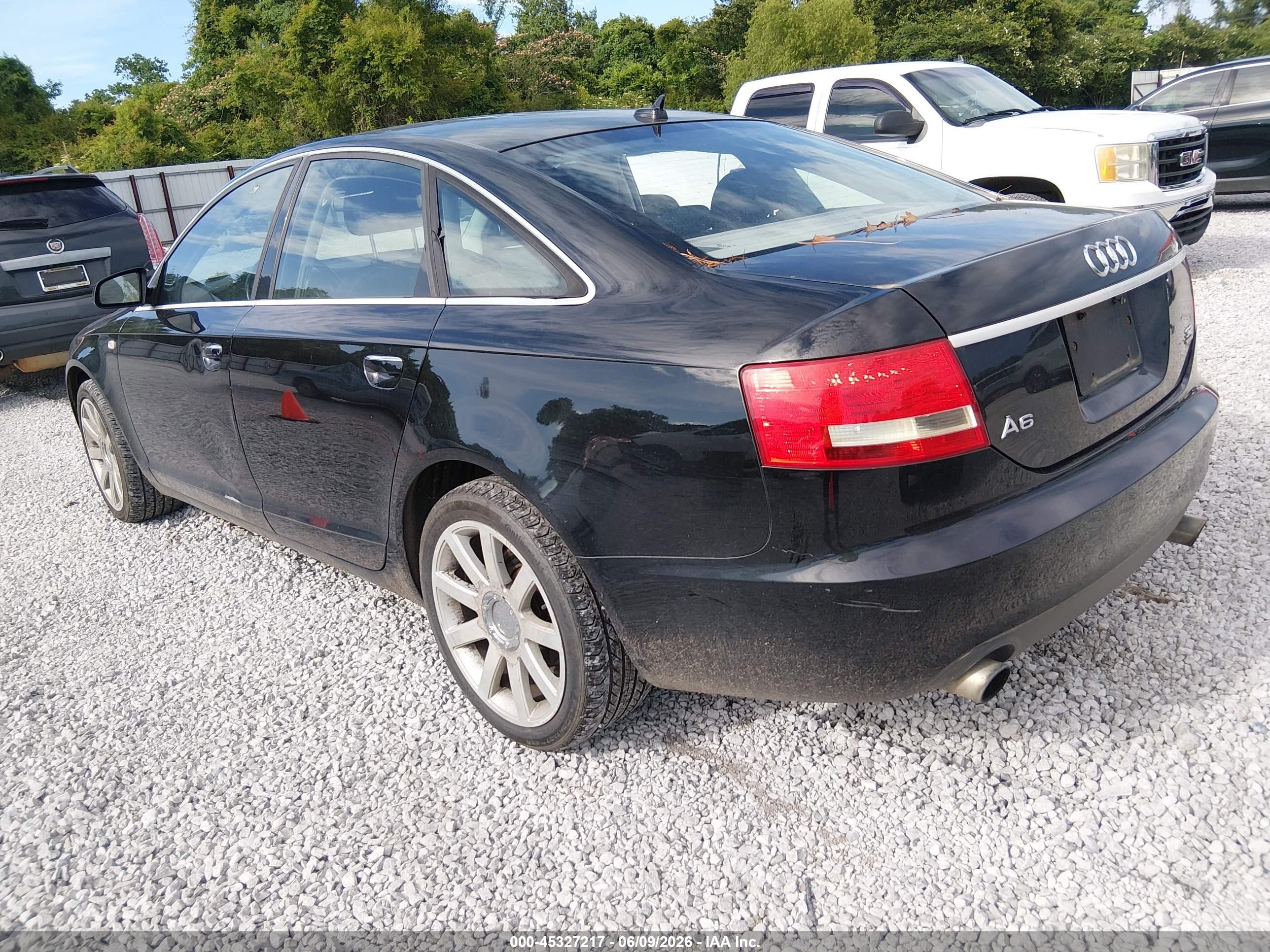 2007 Audi A6 3.2 Black vin: WAUDH74F57N067253