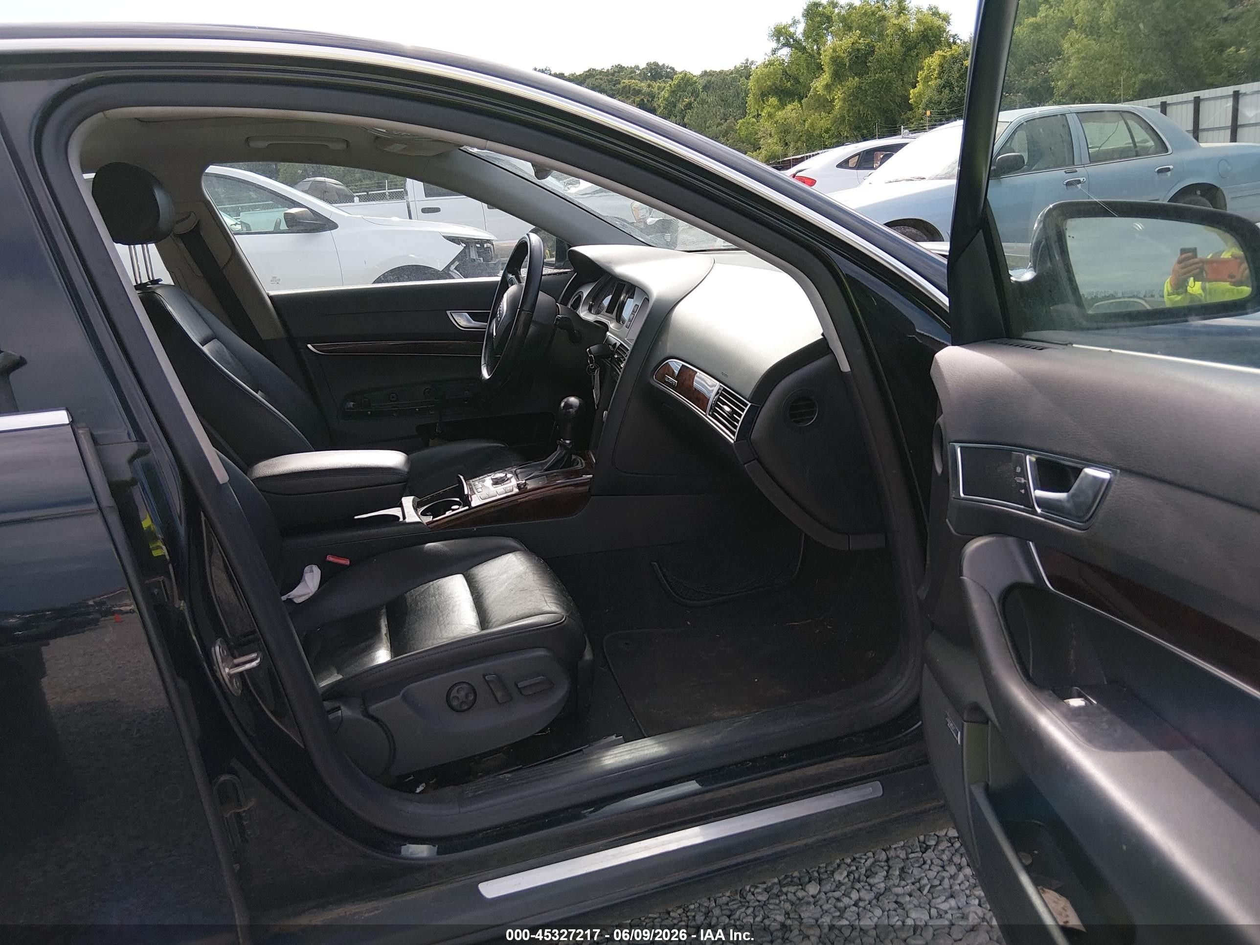 2007 Audi A6 3.2 Black vin: WAUDH74F57N067253