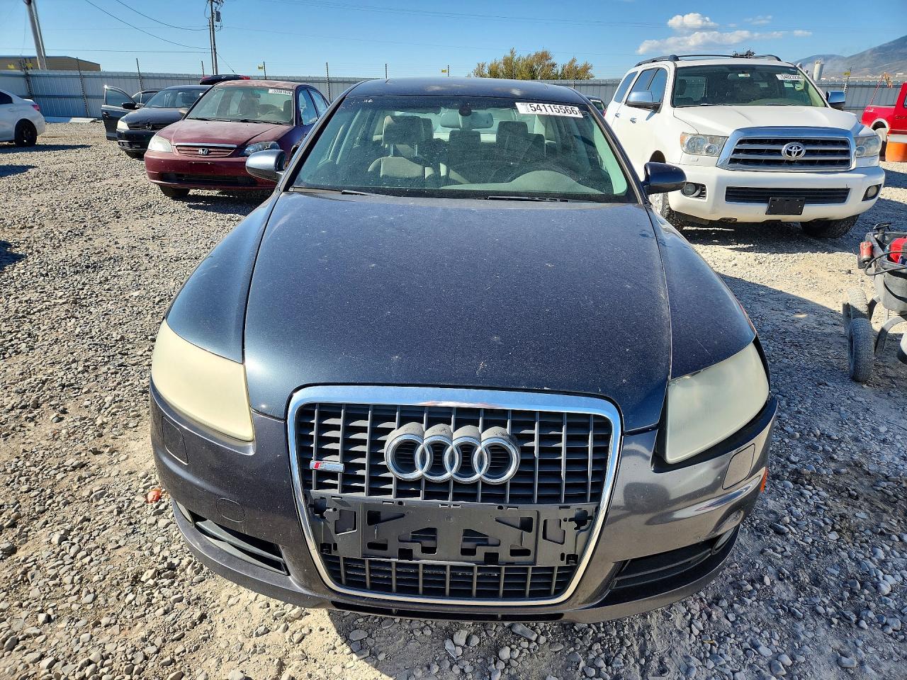 2008 Audi A6 3.2 Quattro Blue vin: WAUDH74F68N014868