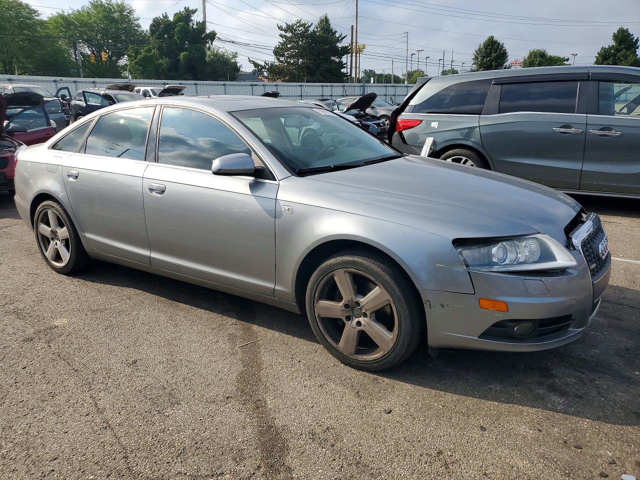 2008 Audi A6 3.2 Quattro Silver vin: WAUDH74F68N163037