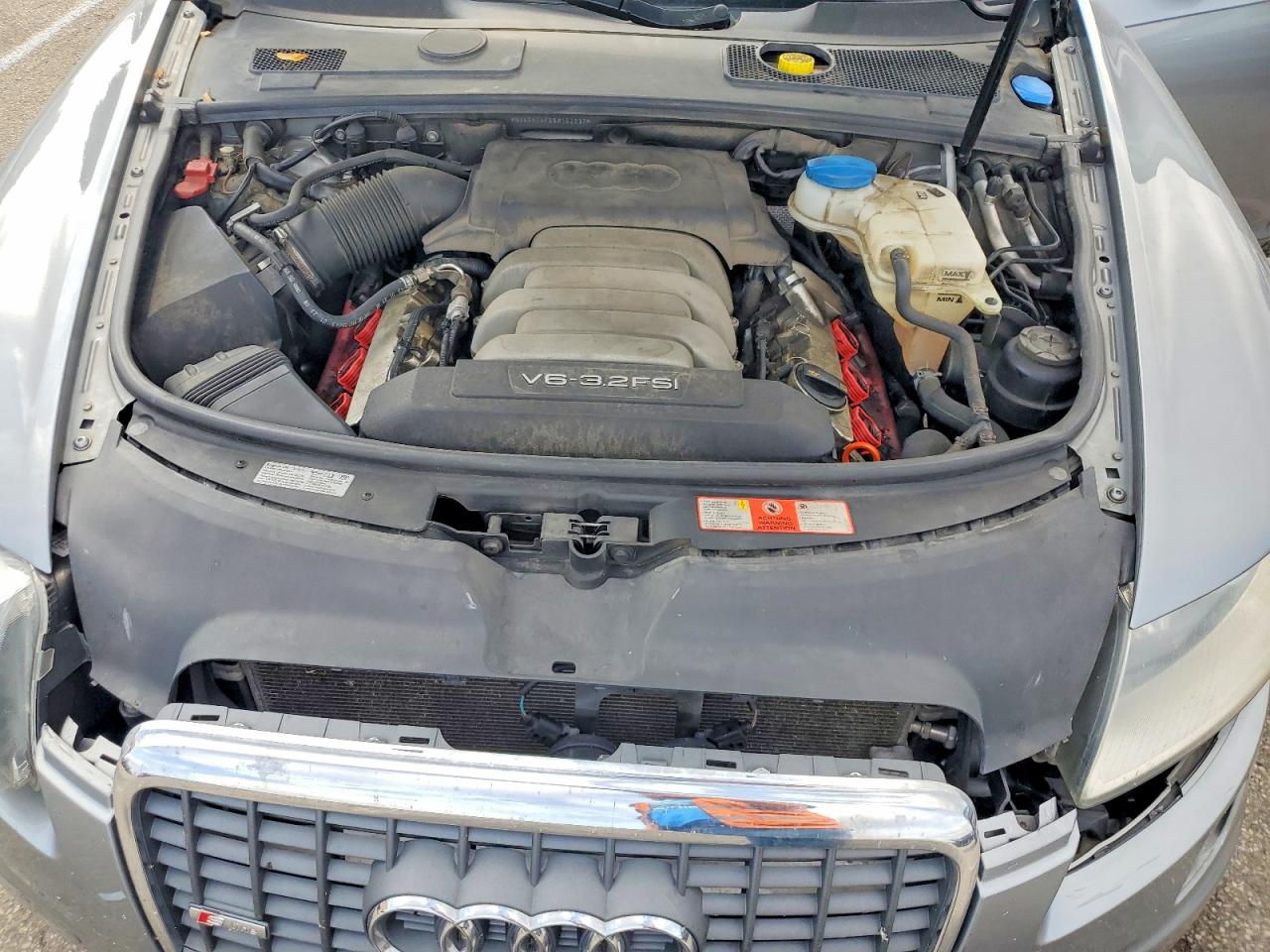 2008 Audi A6 3.2 Quattro Silver vin: WAUDH74F68N163037